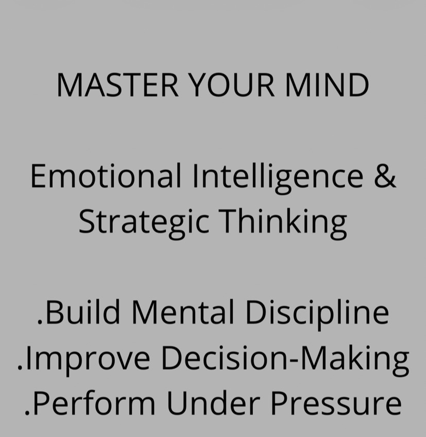 Think Smart, Feel Strong 💪