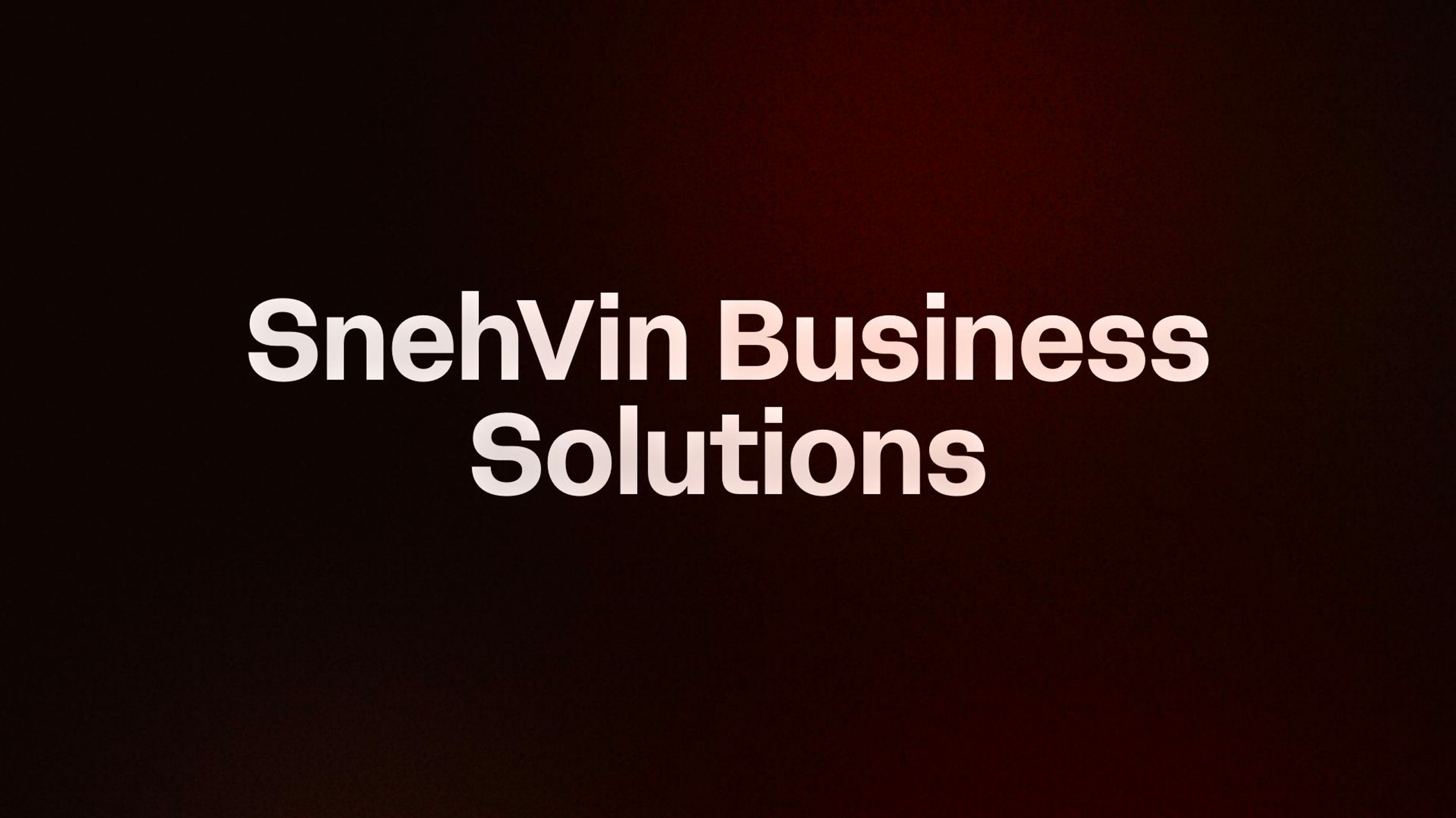 SnehVin Business Solutions