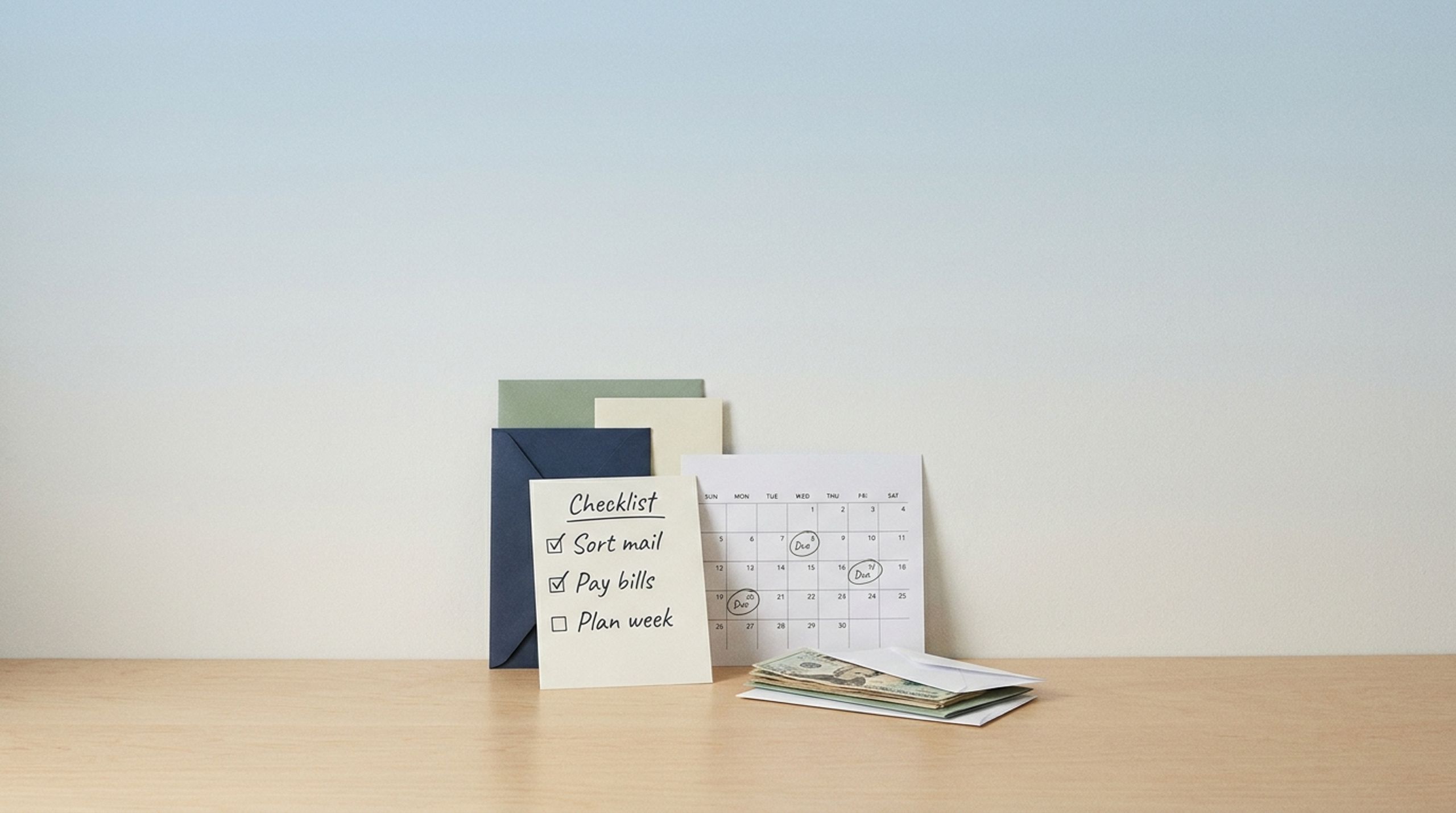 Cash flow checklist