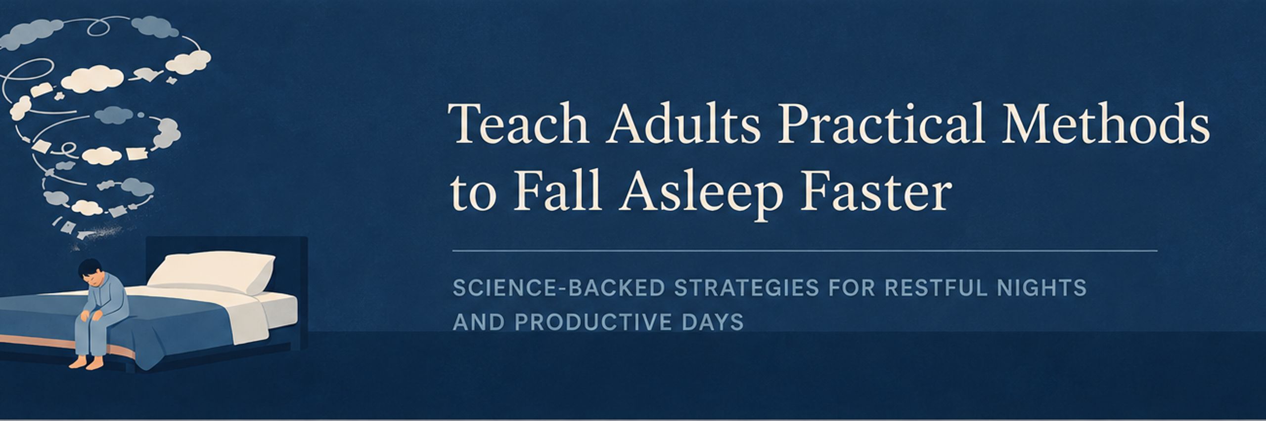 Practical Methods to Fall Asleep Faster