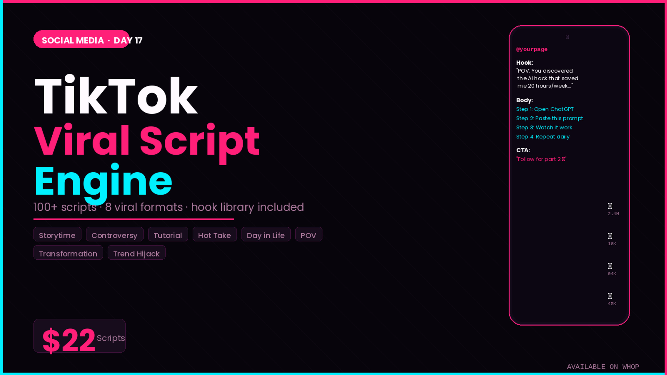 TikTok Viral Script Engine