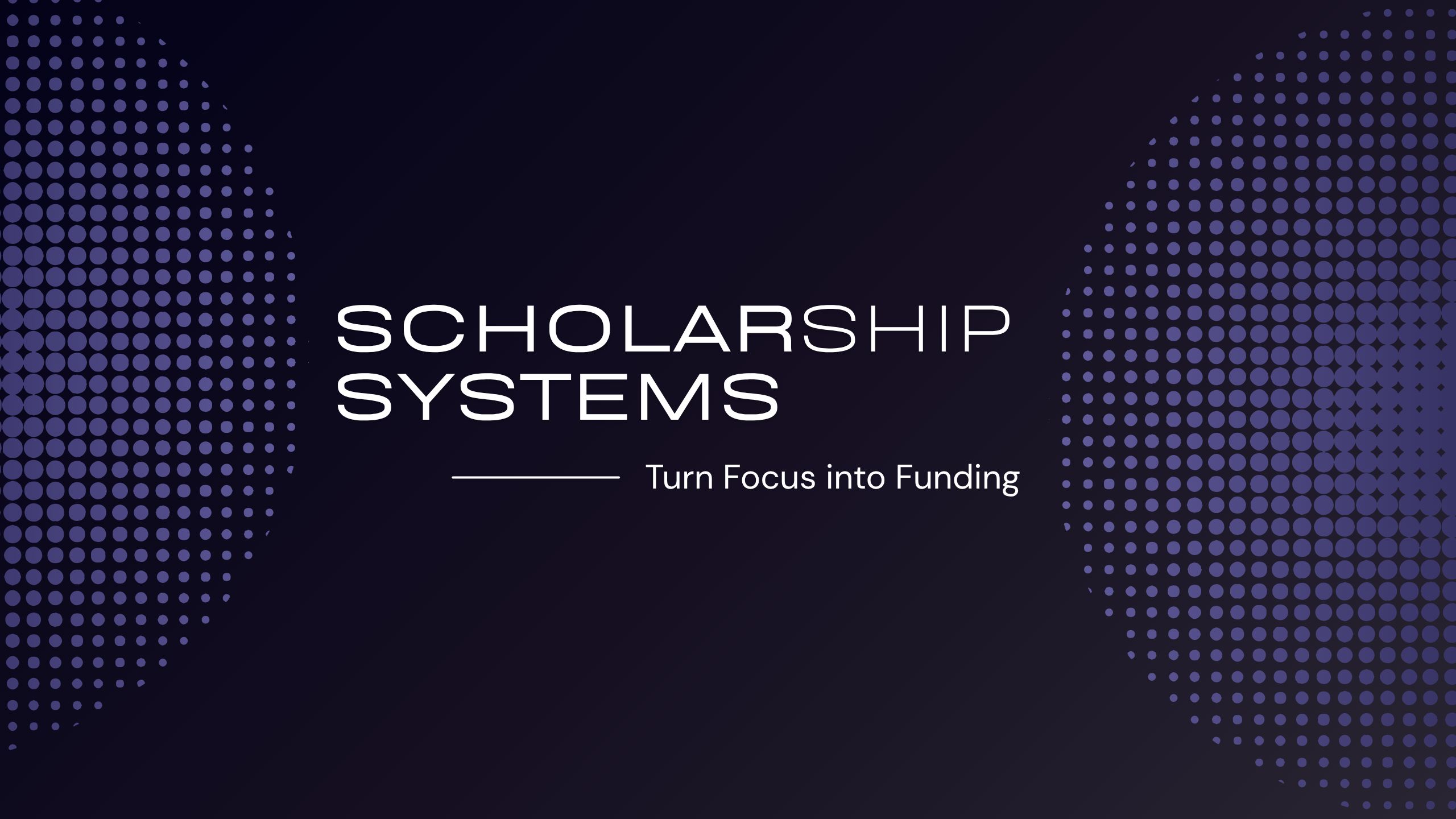 Scholarship Systems