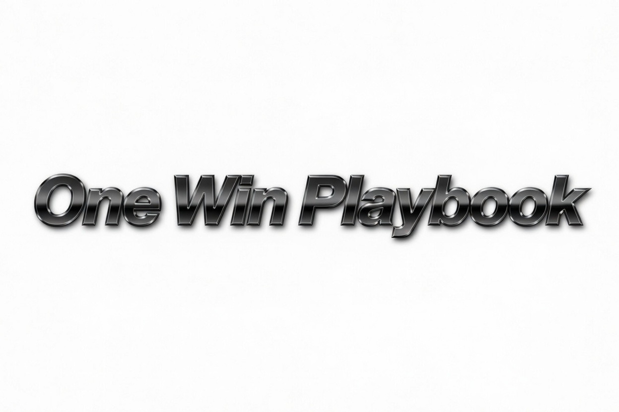 One Win Playbook