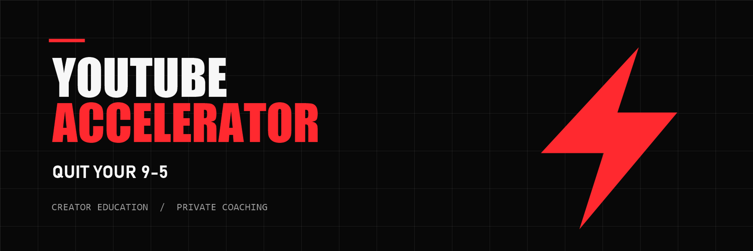 YouTube Accelerator Course | Quit Your 9-5