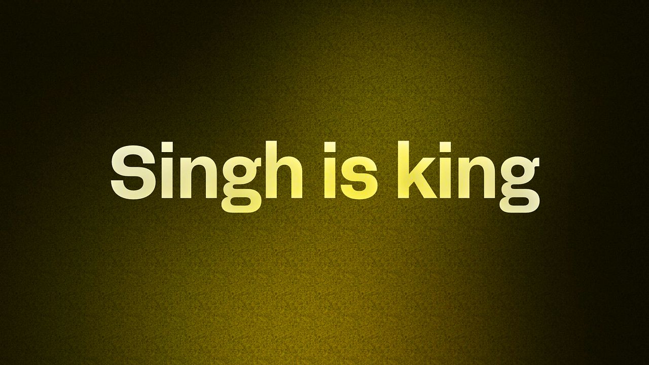 Singh is king 