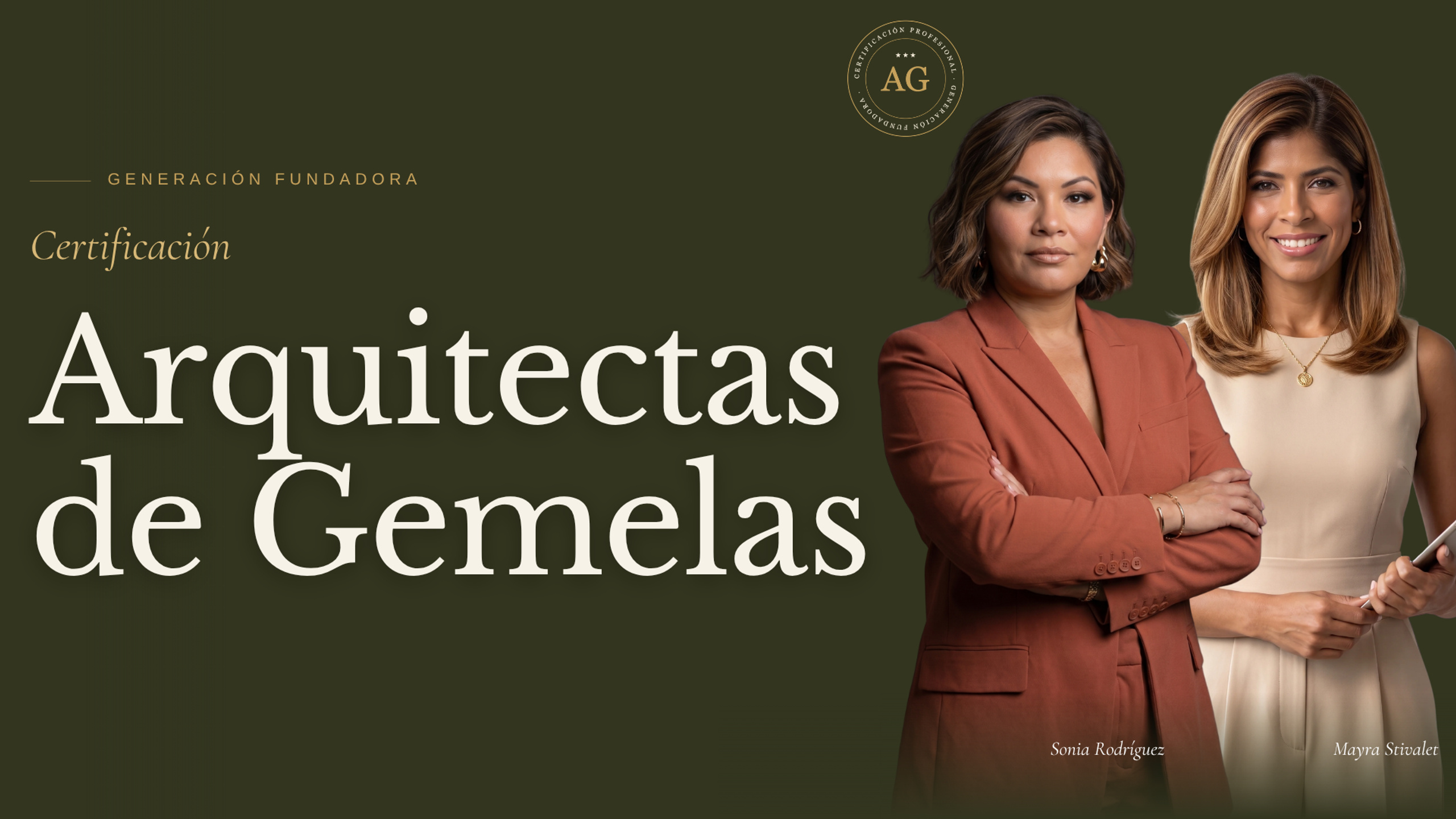 Certificación Arquitecta de Gemelas