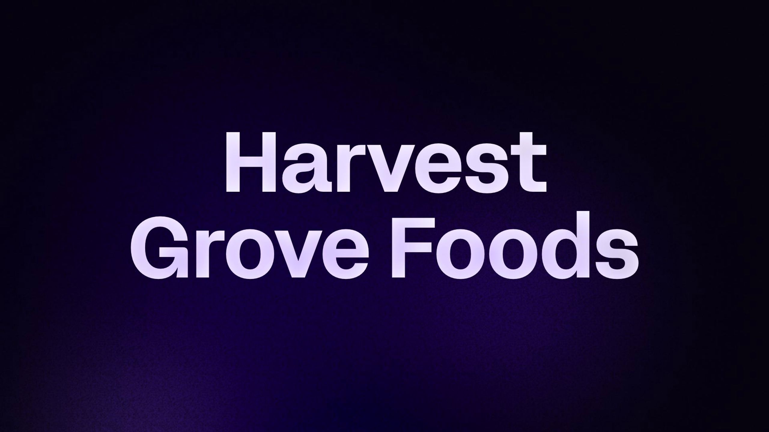 Harvest Grove Foods