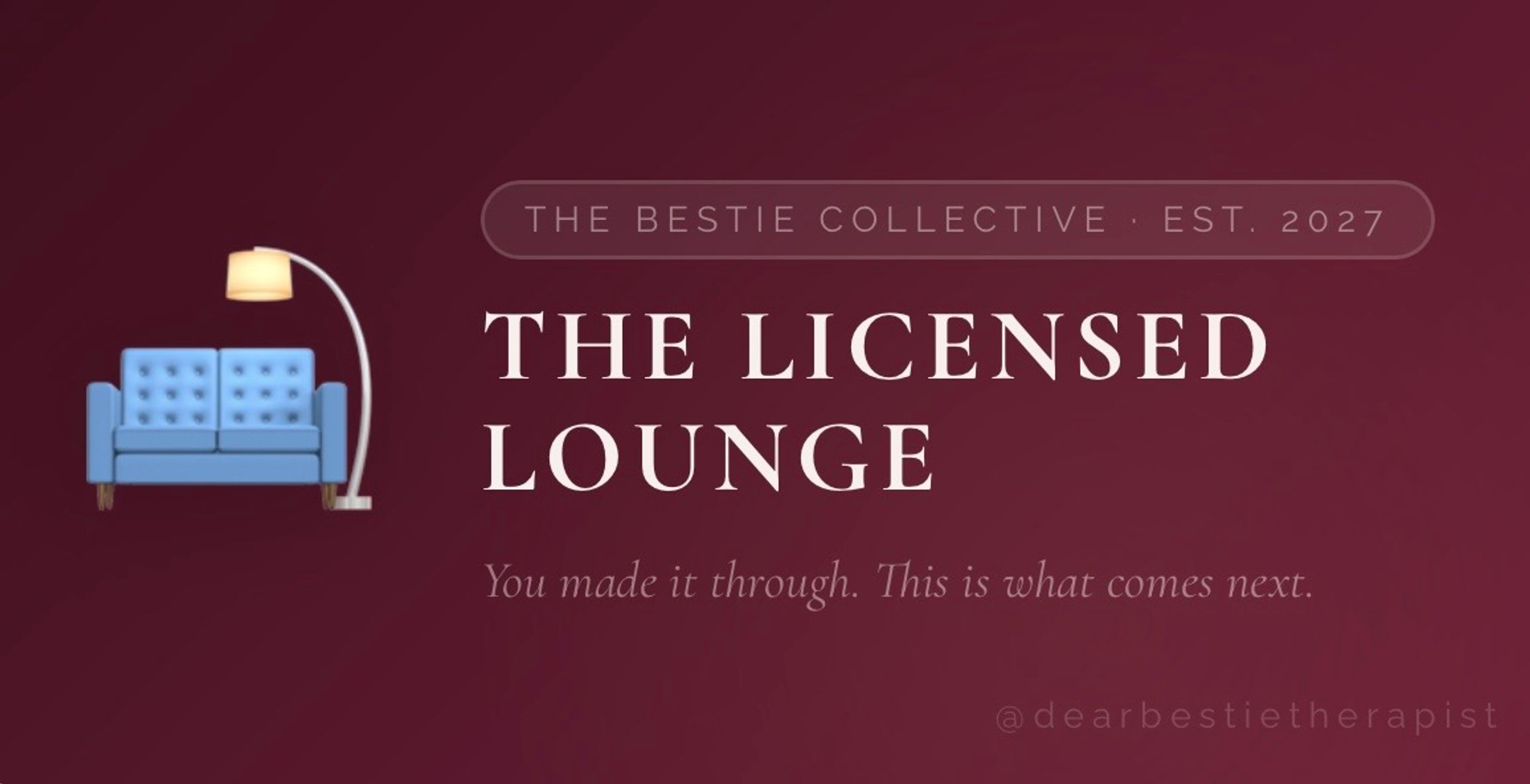 The Licensed Lounge 🛋️