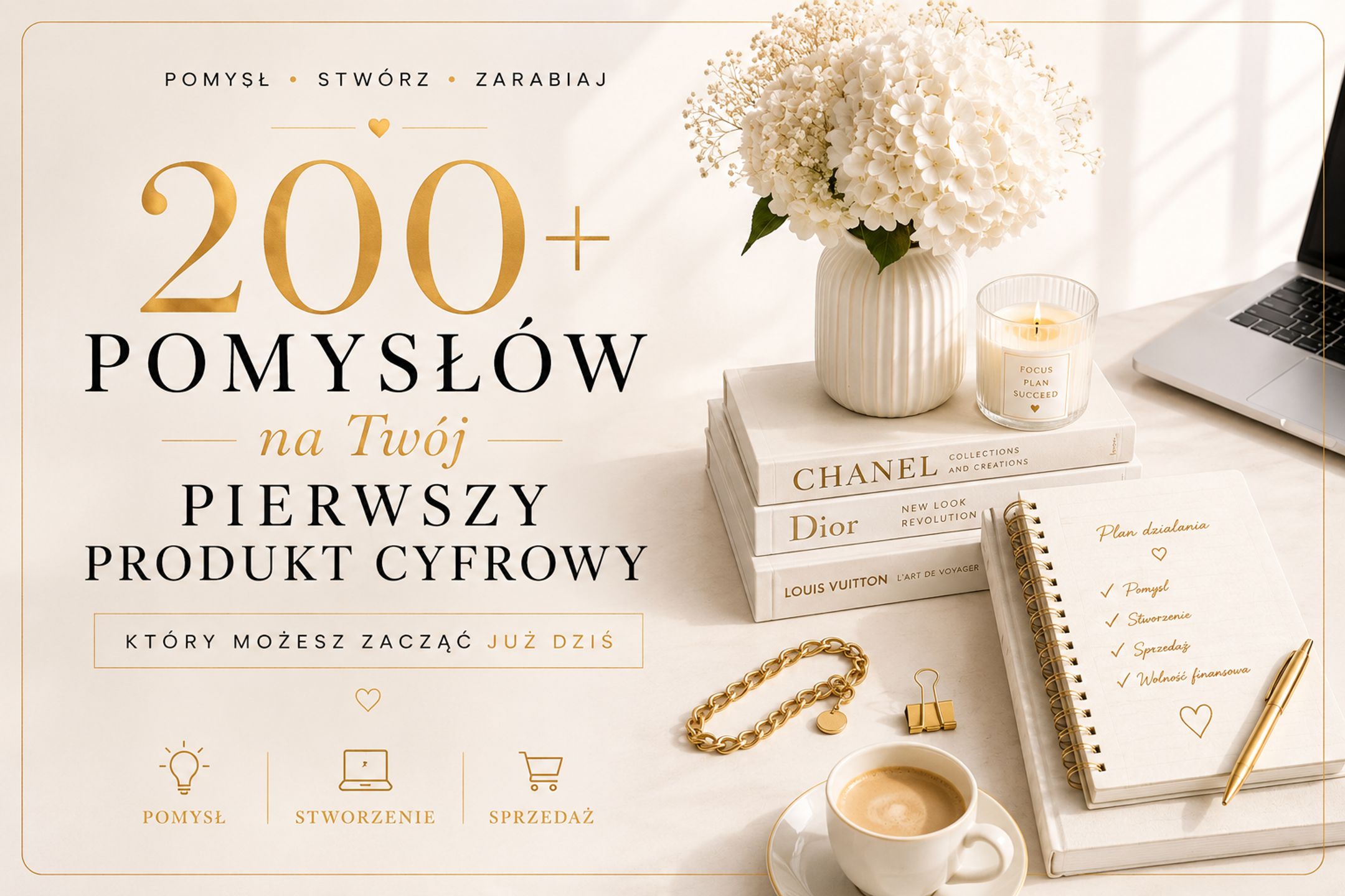 200+ pomysłów na produkt cyfrowy
