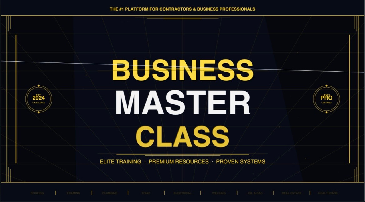 Business Master Class Course