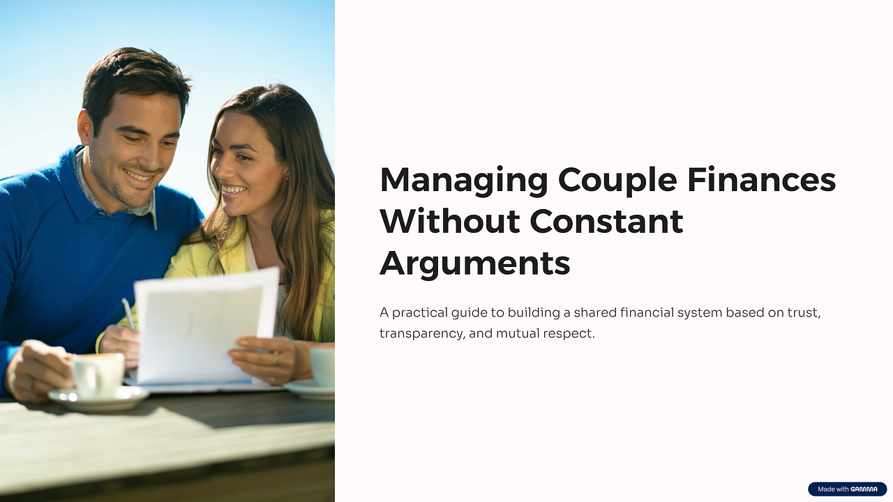 Couples Money Managing