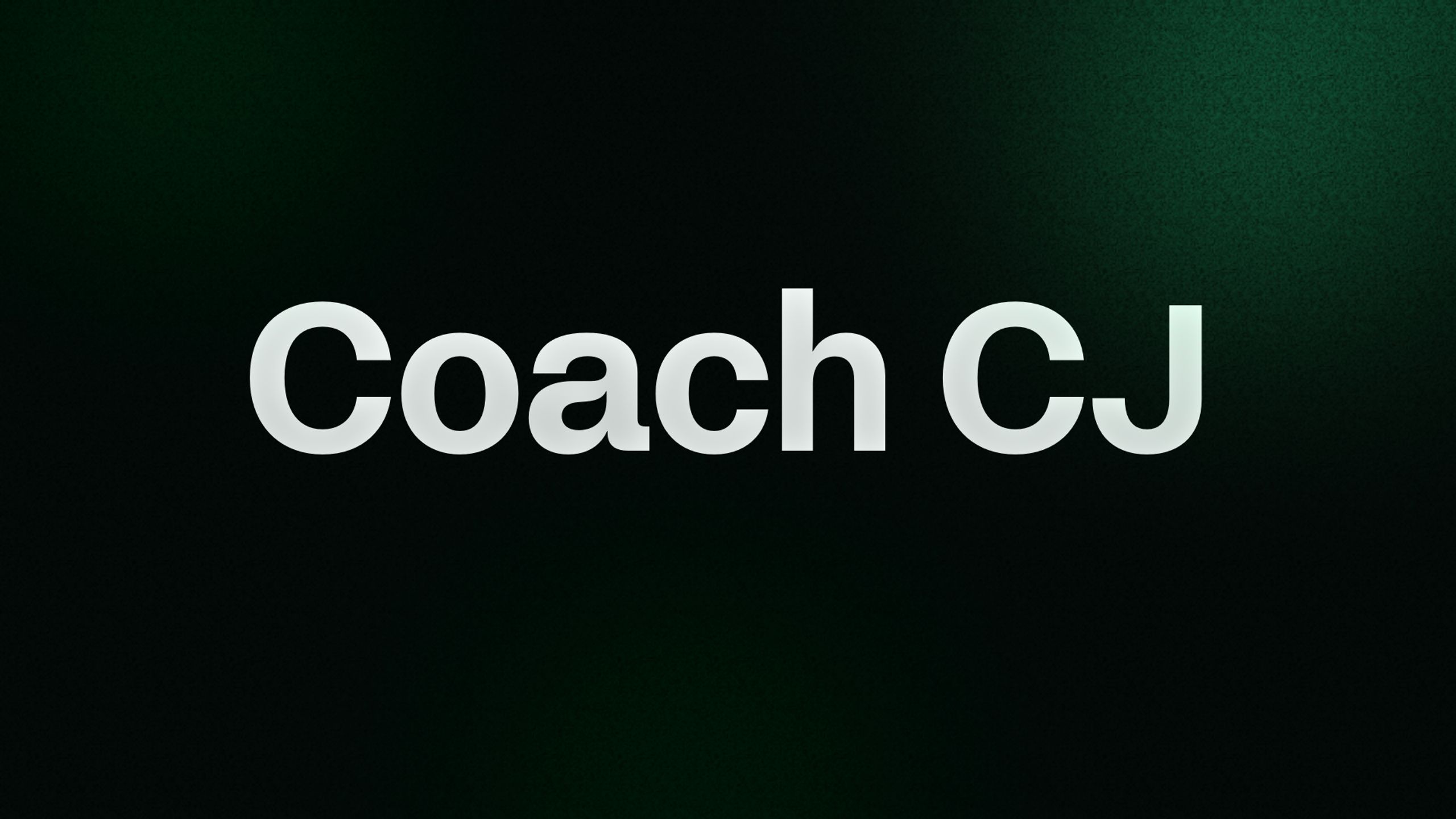 Fitness Coach CJ