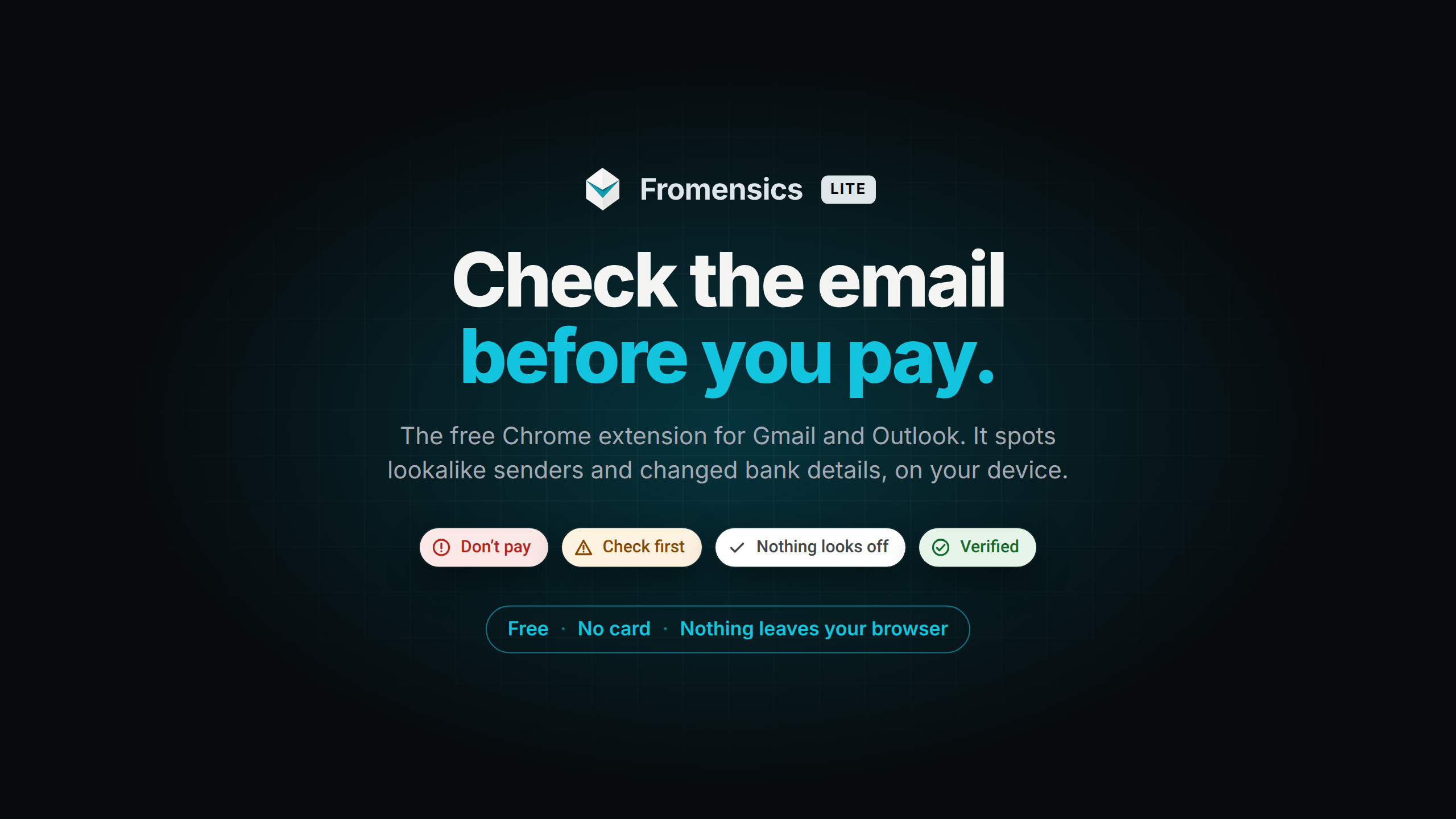 Fromensics