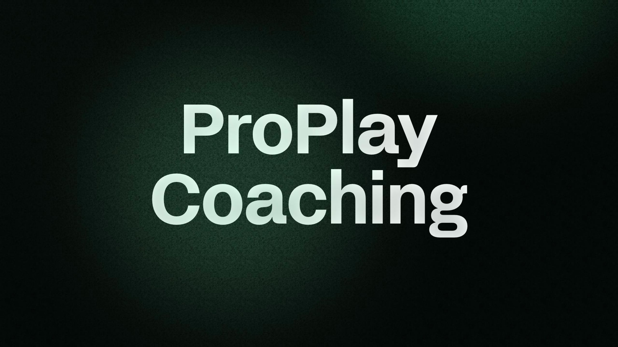 ProPlay Coaching