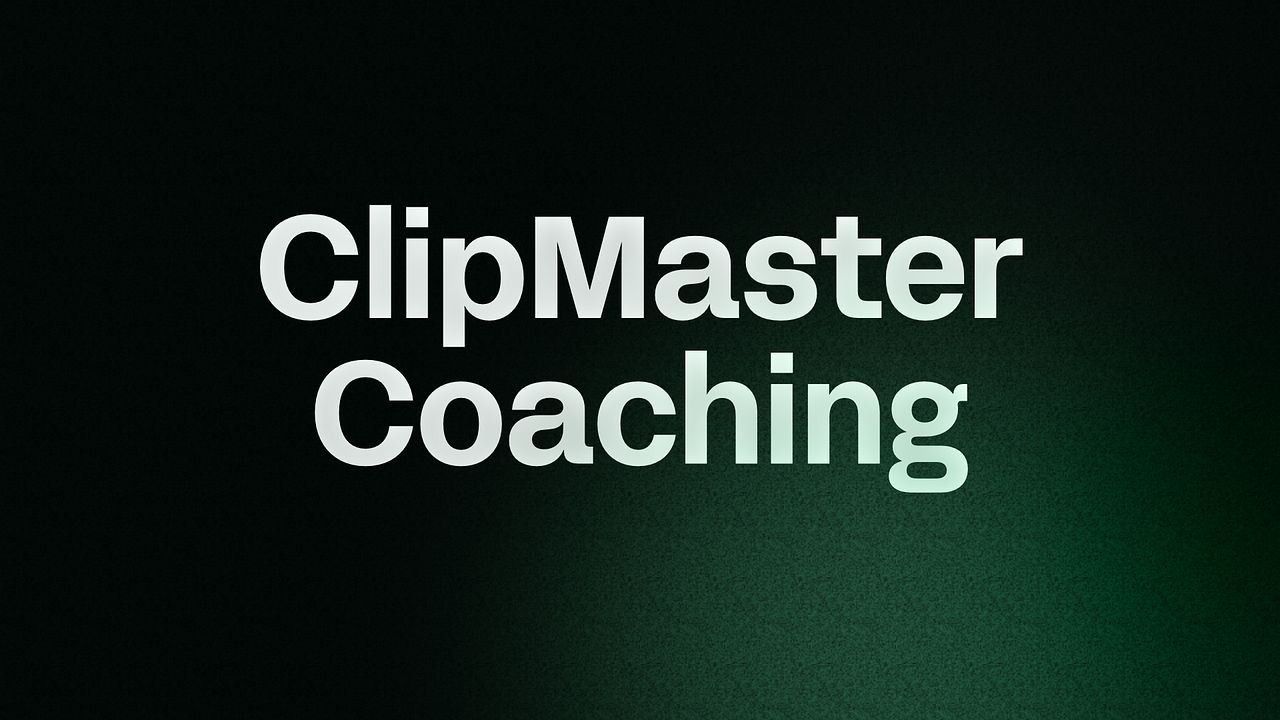 ClipMaster Coaching
