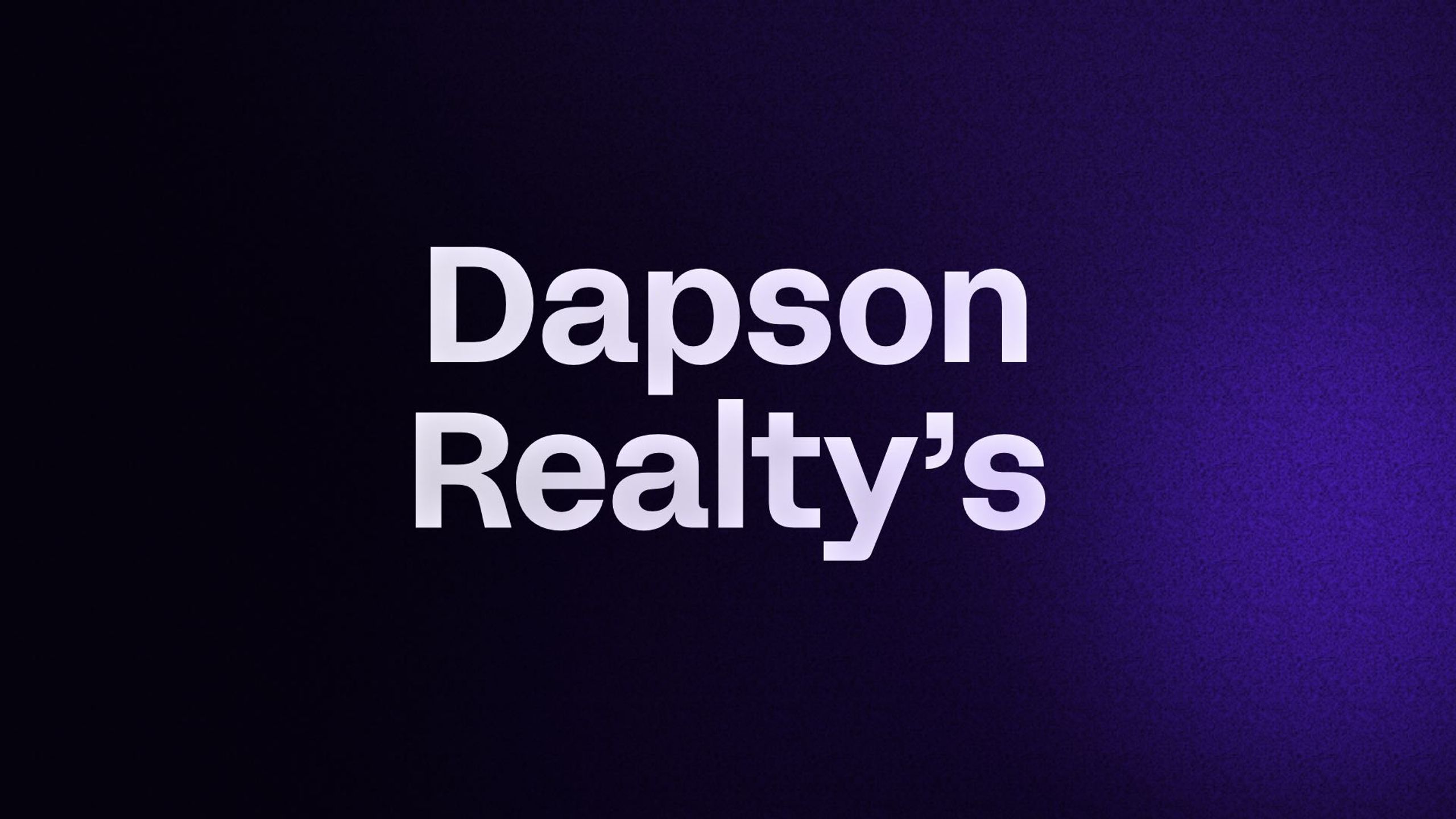 Dapson Realty’s 
