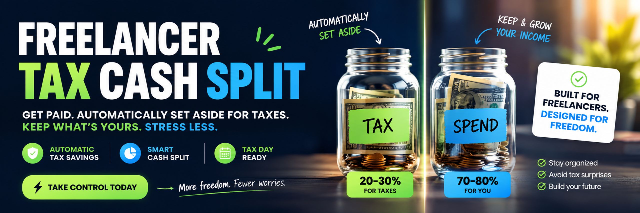 Freelancer Tax Cash Split