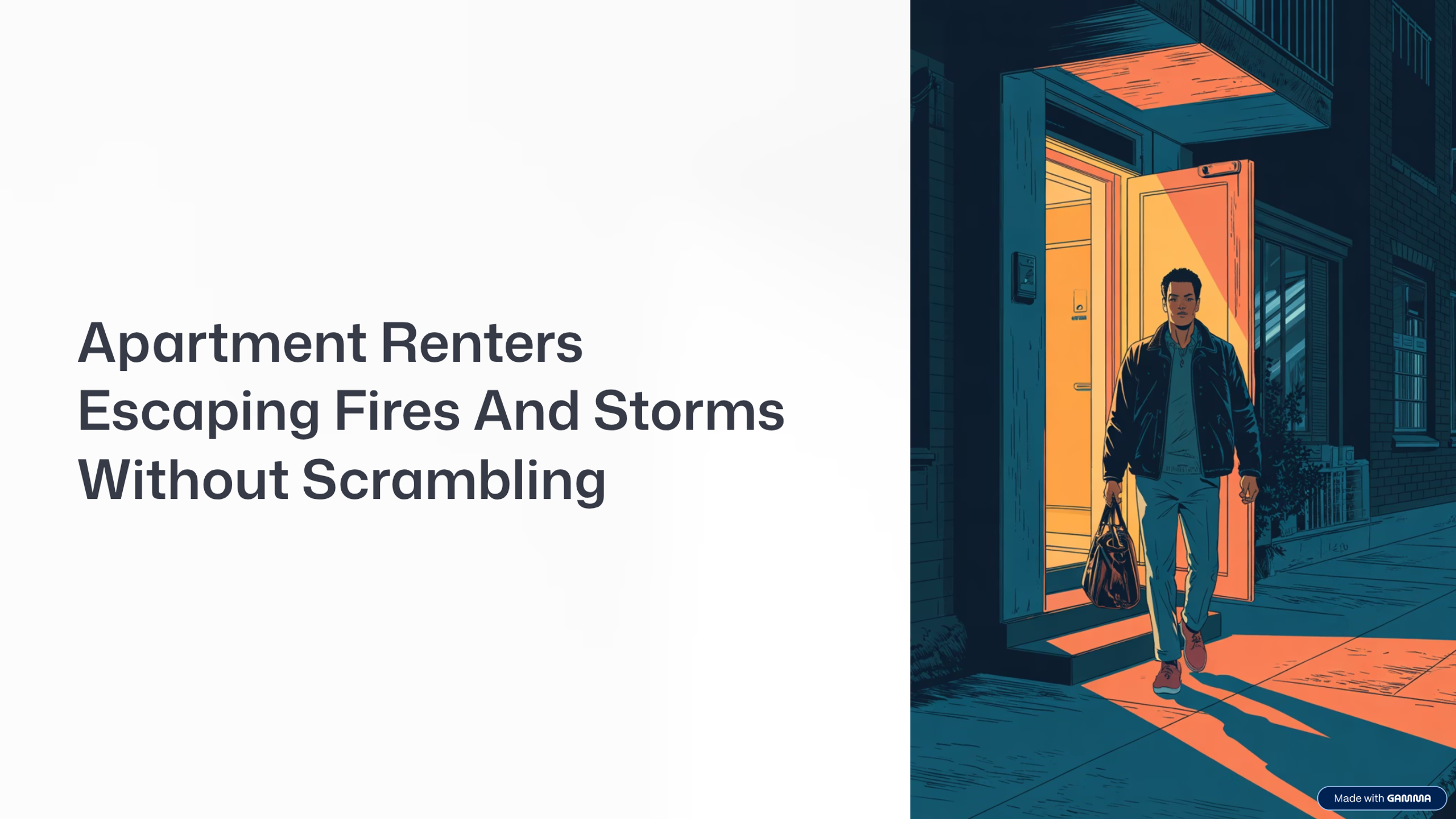 Renters Escaping Fires and Storms 