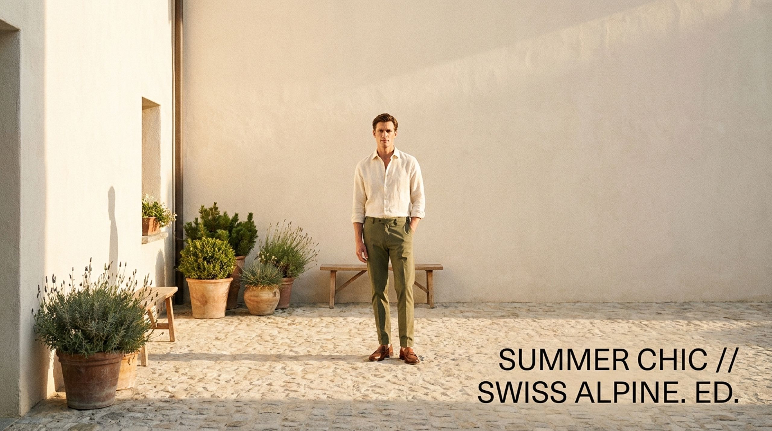 Zomer Outfit Set · Overhemd, Broek & Loafers