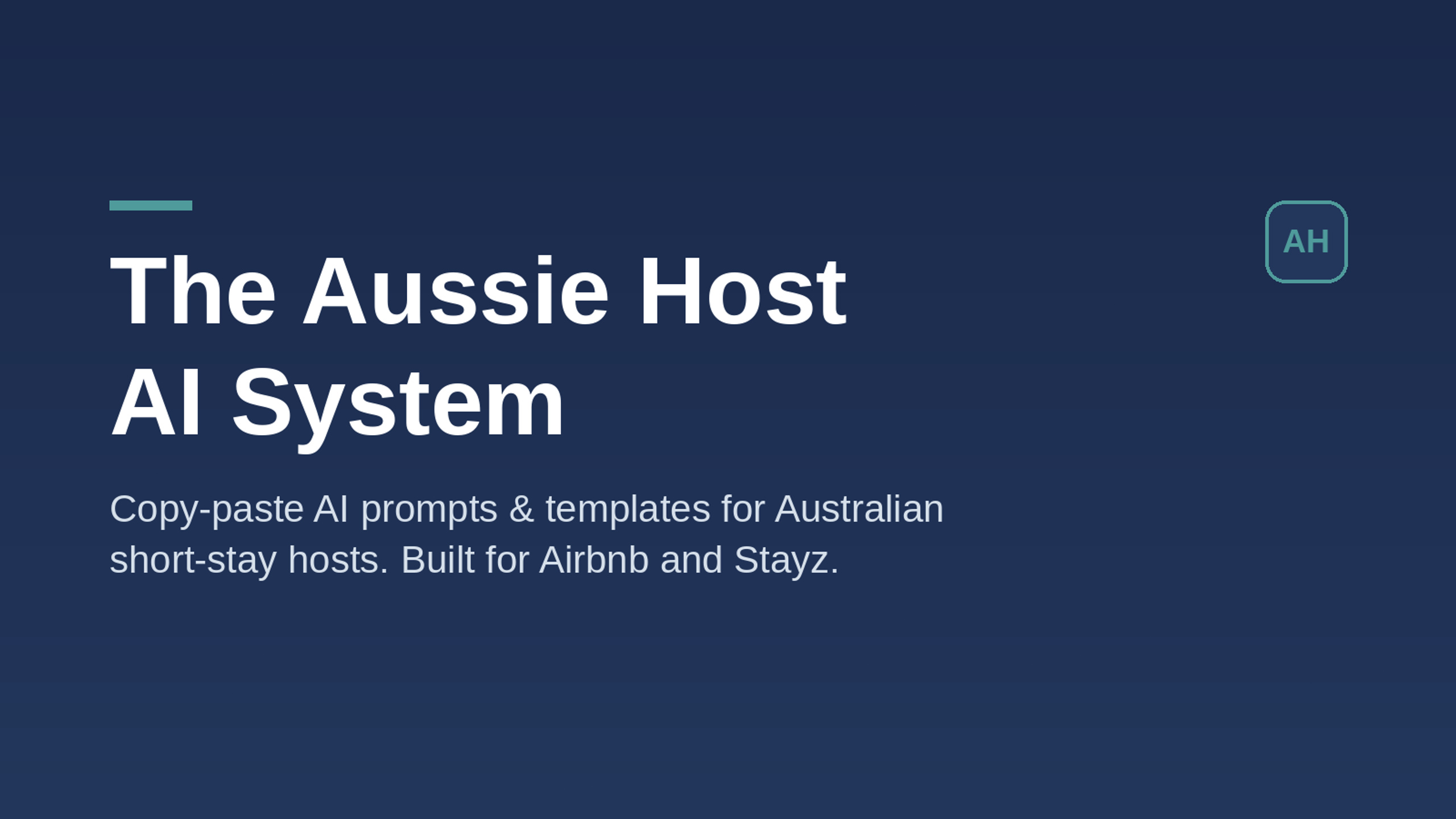 The Aussie Host AI System