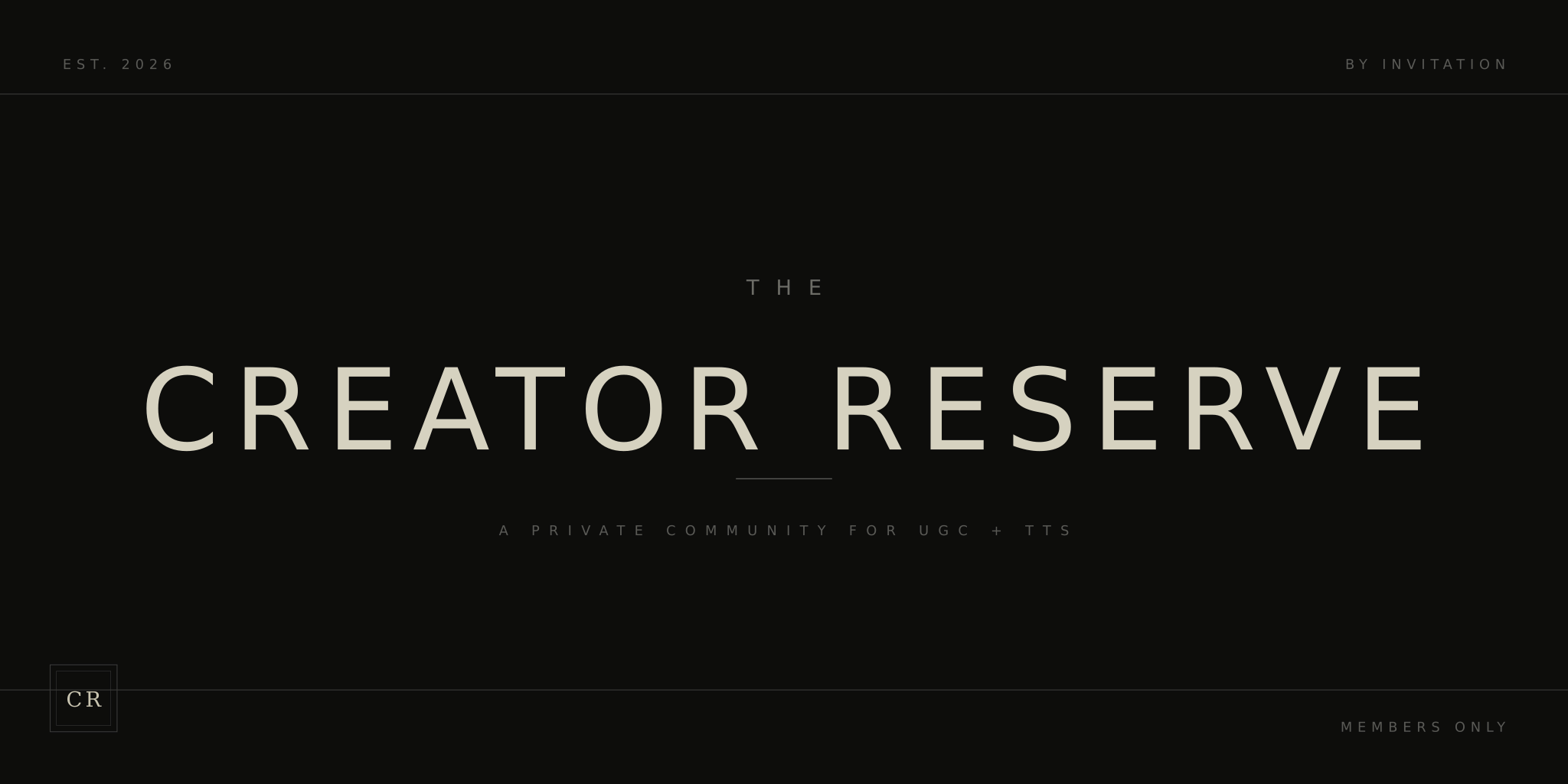 Creator Reserve