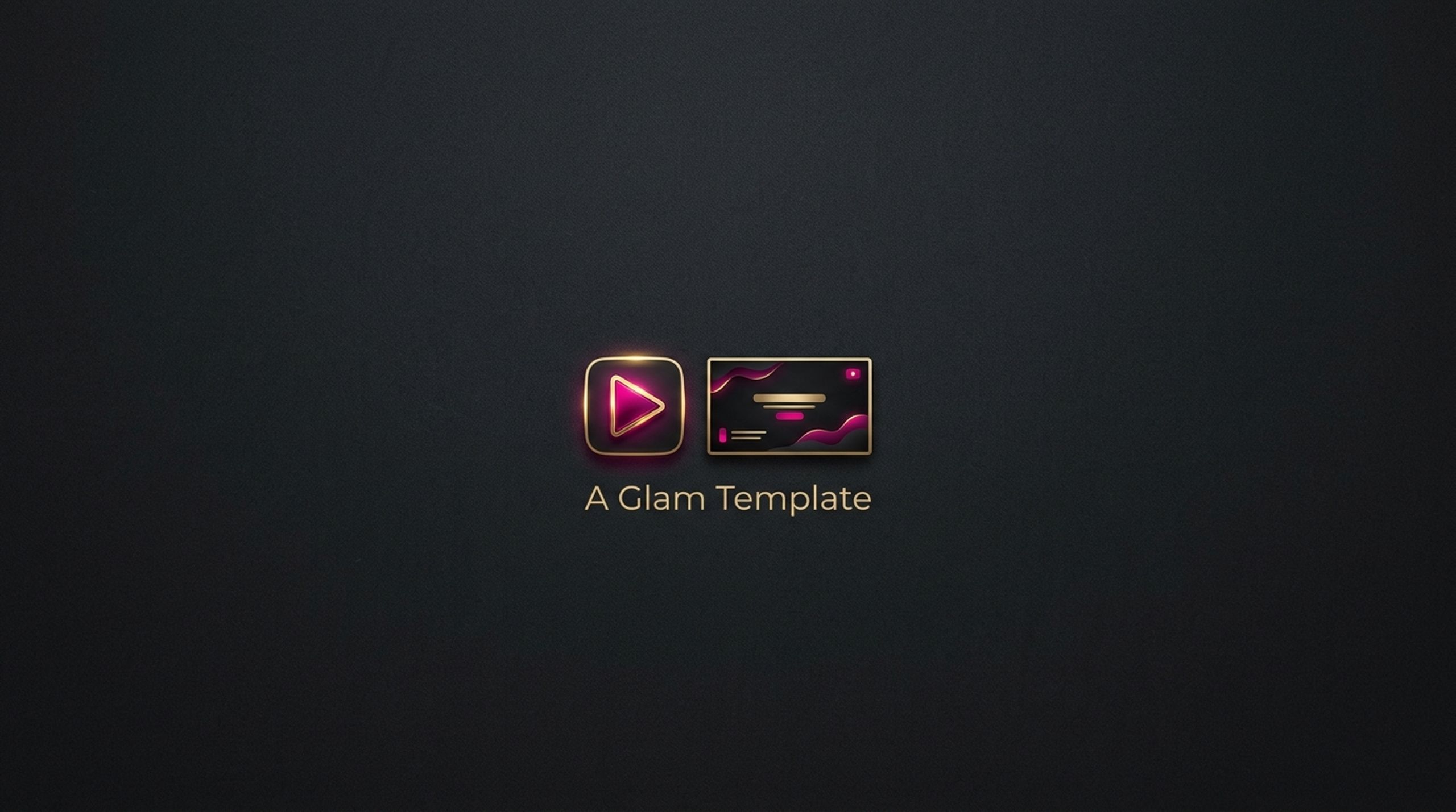 A Glam Template