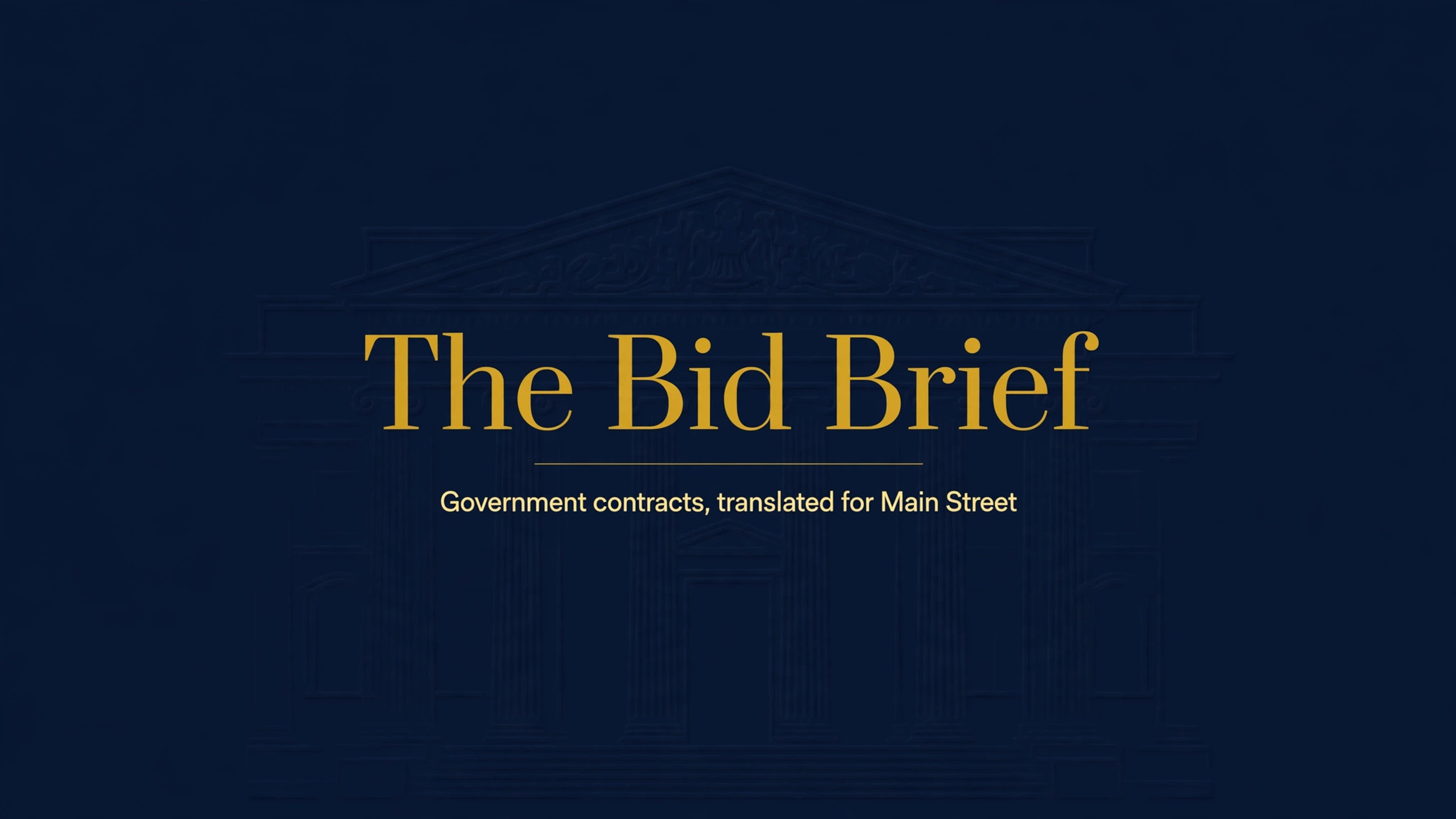 The Bid Brief