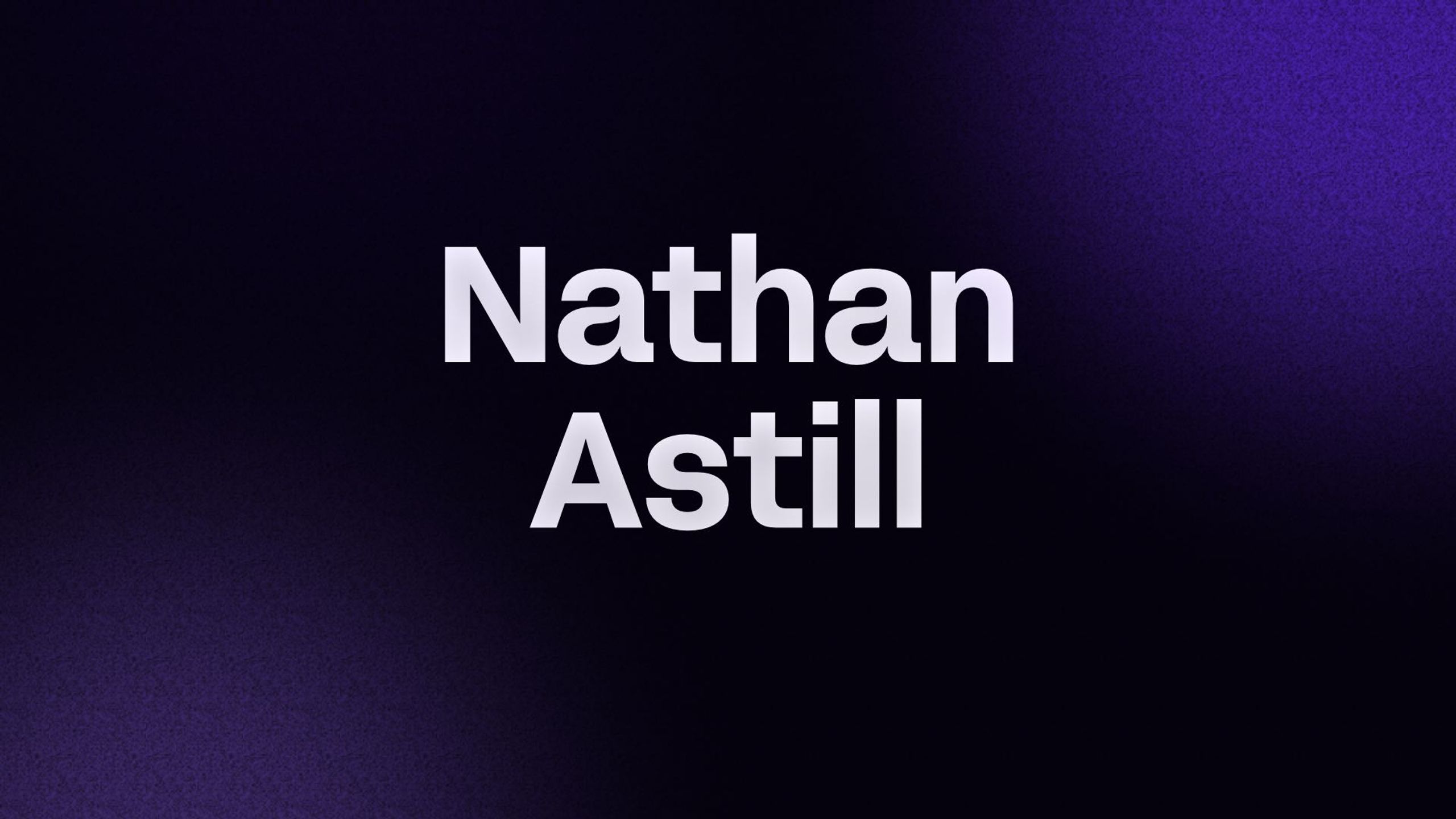 Nathan Astill 