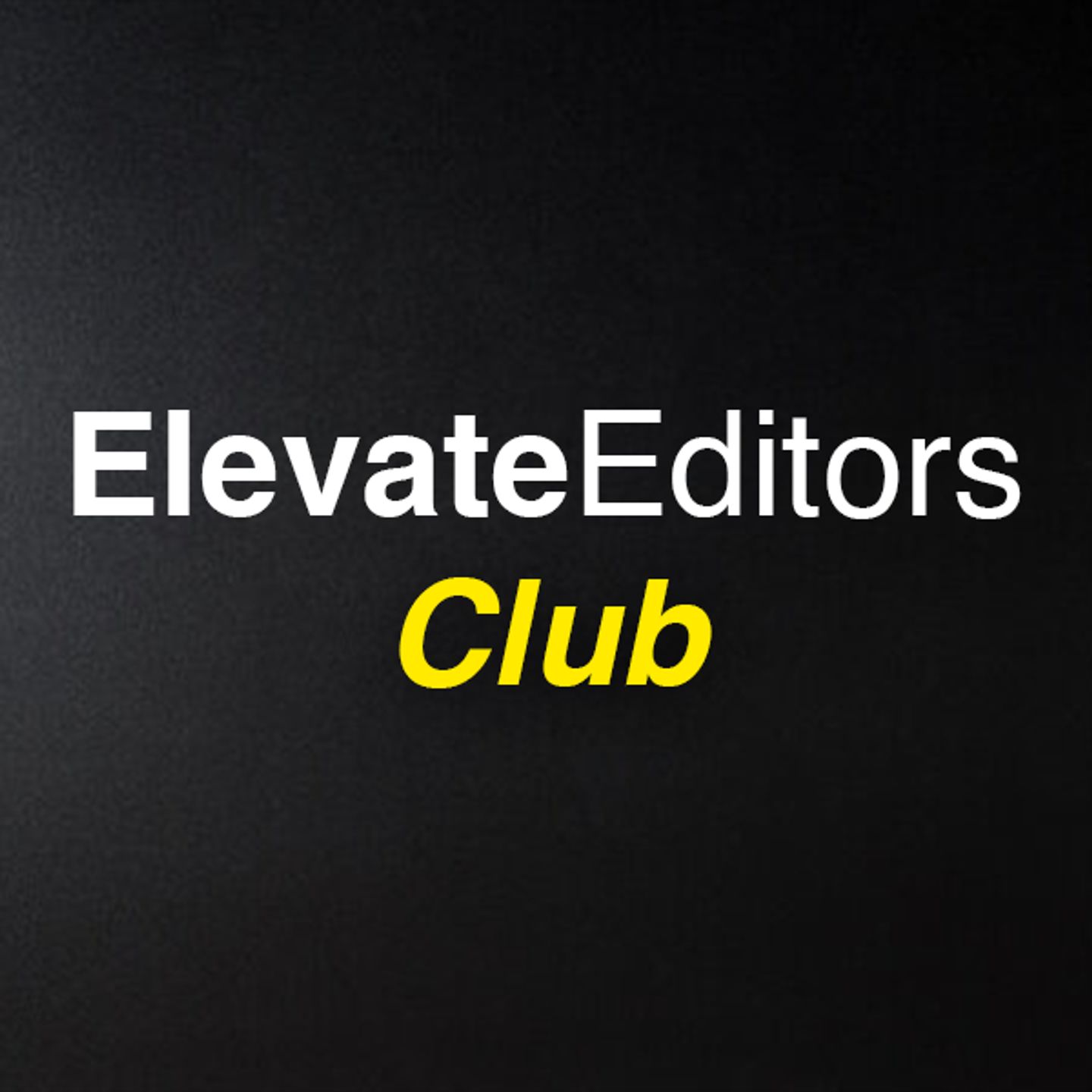 Elevate Editors Club
