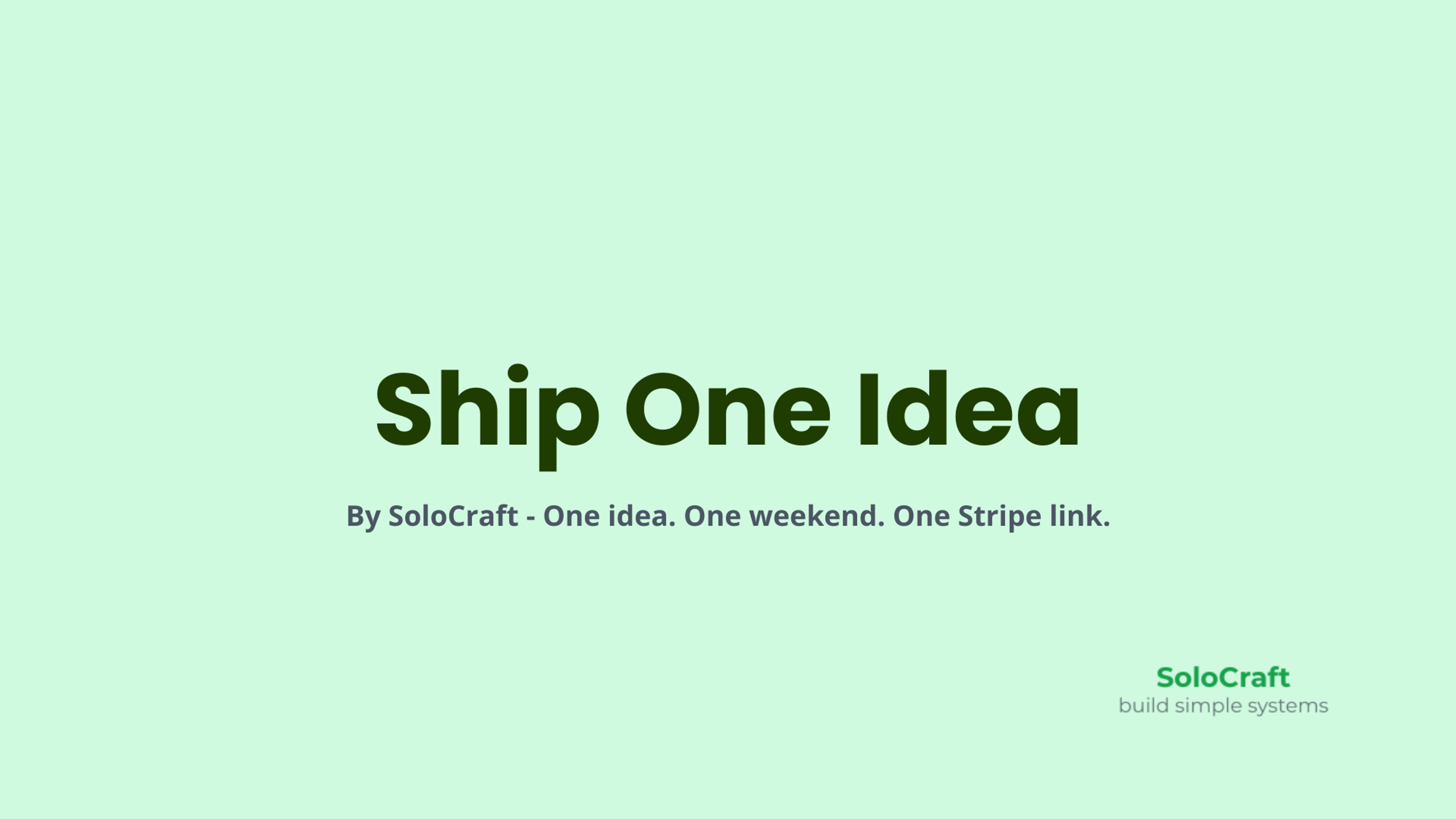 SoloCraft