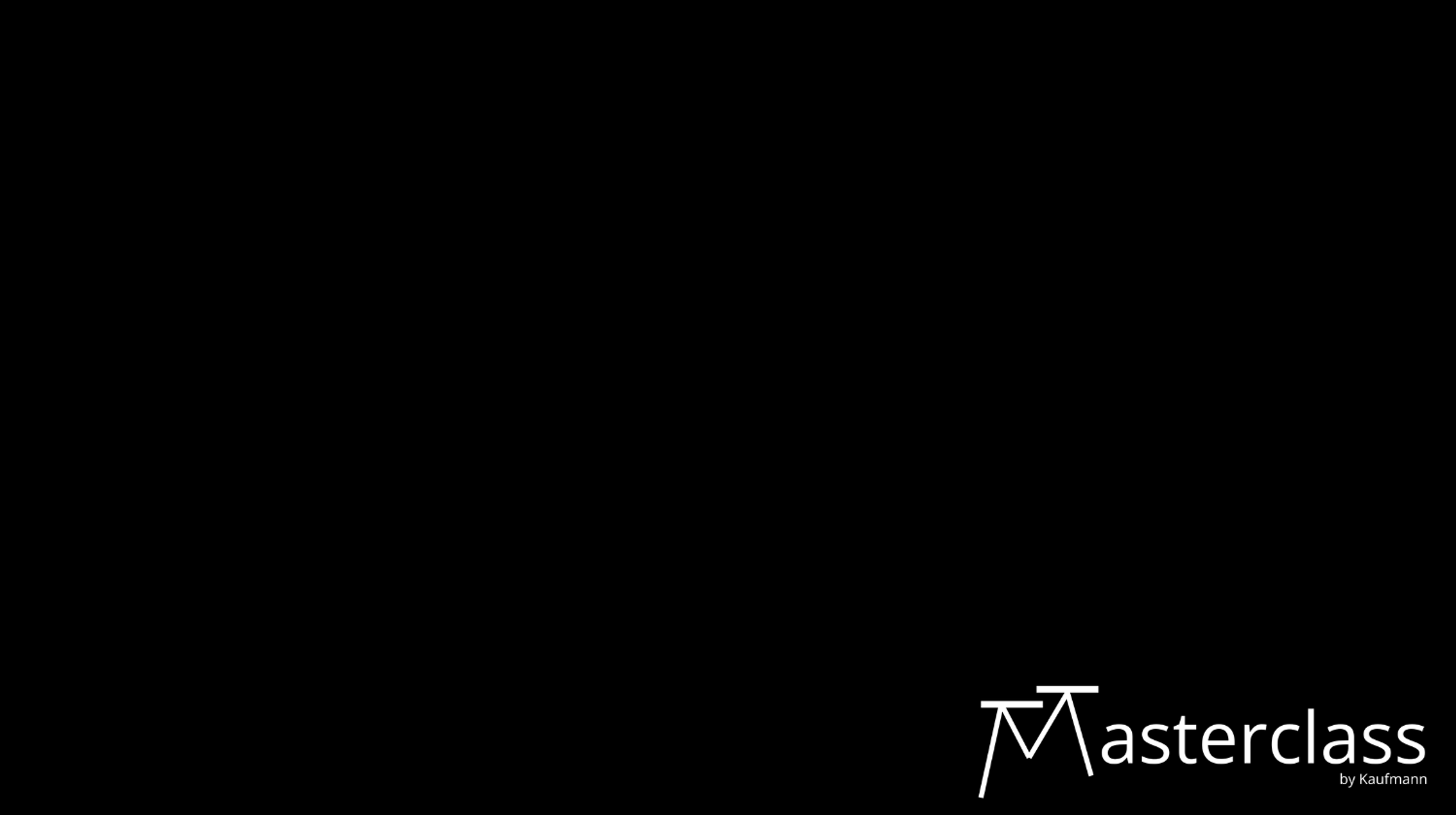 SMC Massterclass by Kaufmann