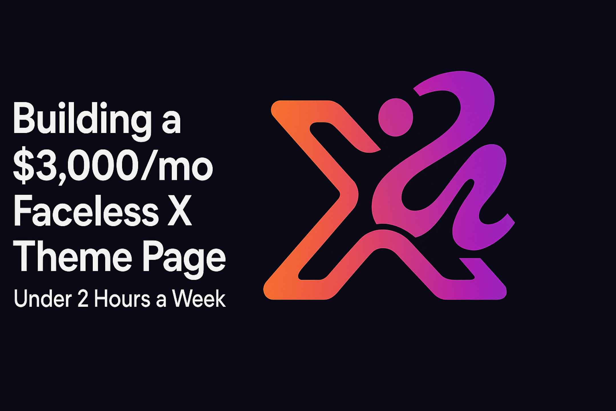 Build Profitable Faceless X Theme Pages