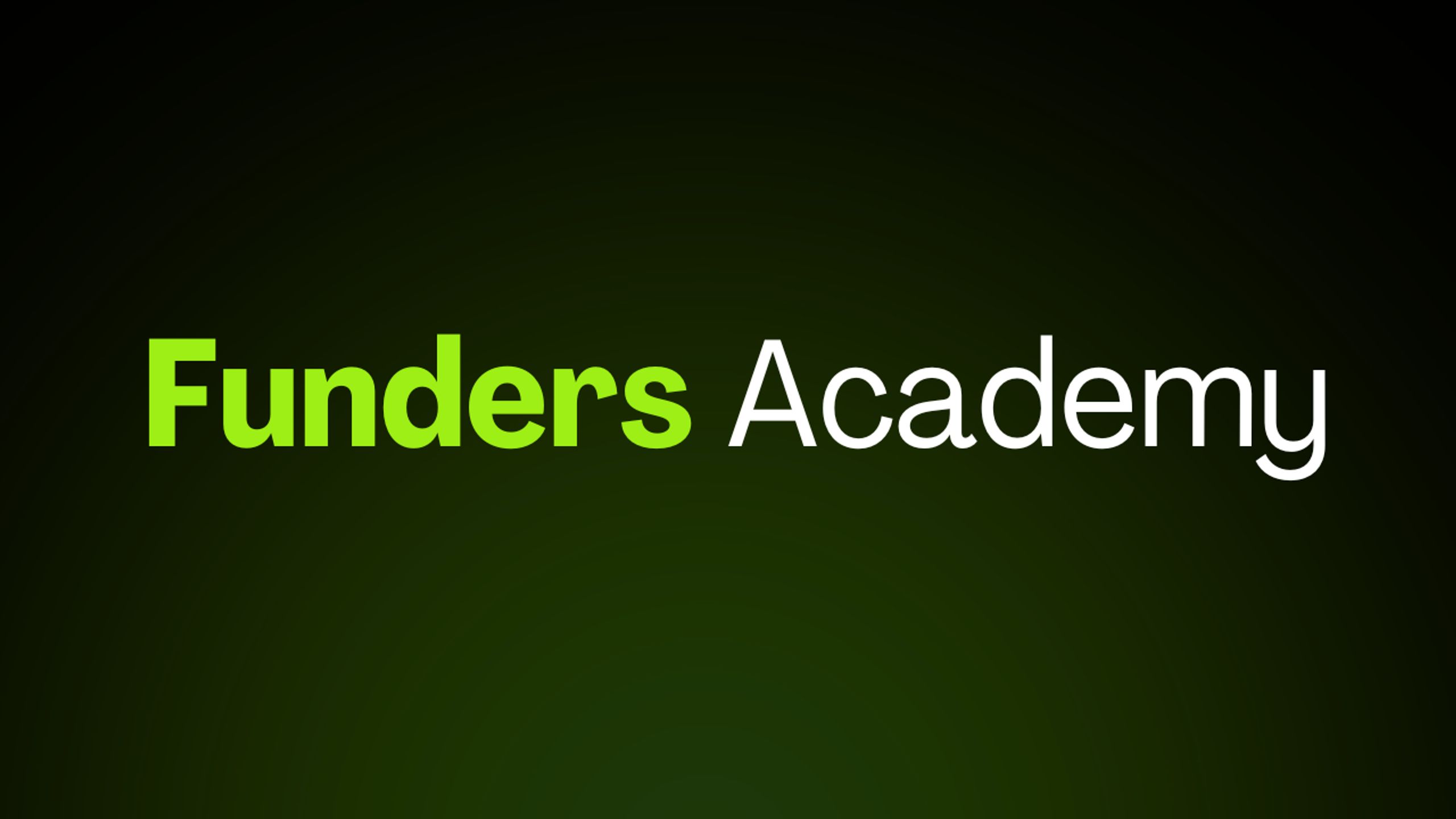 Funders Academy