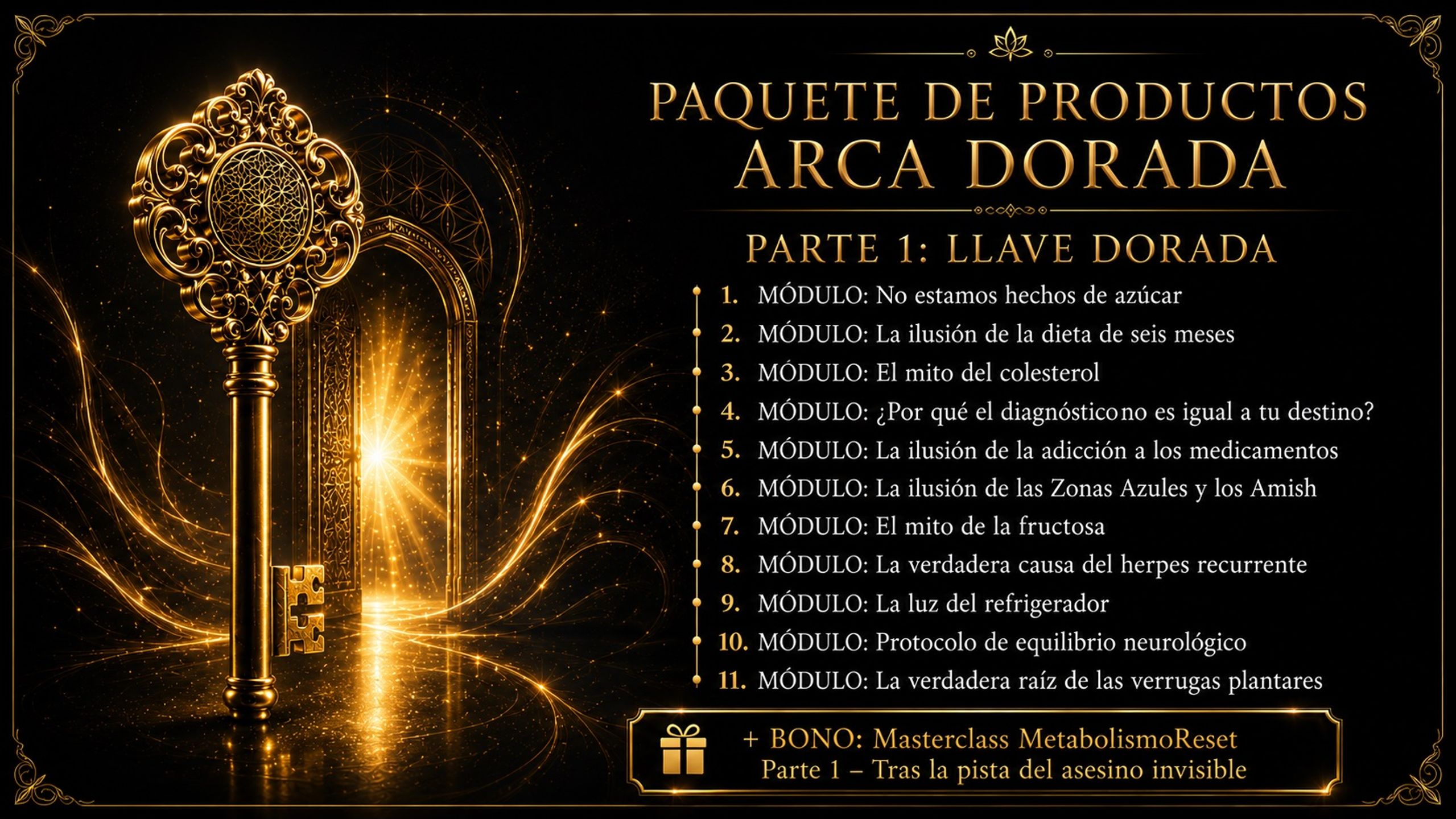 Paquete de productos Golden Treasury» Parte 1: Llave de oro
