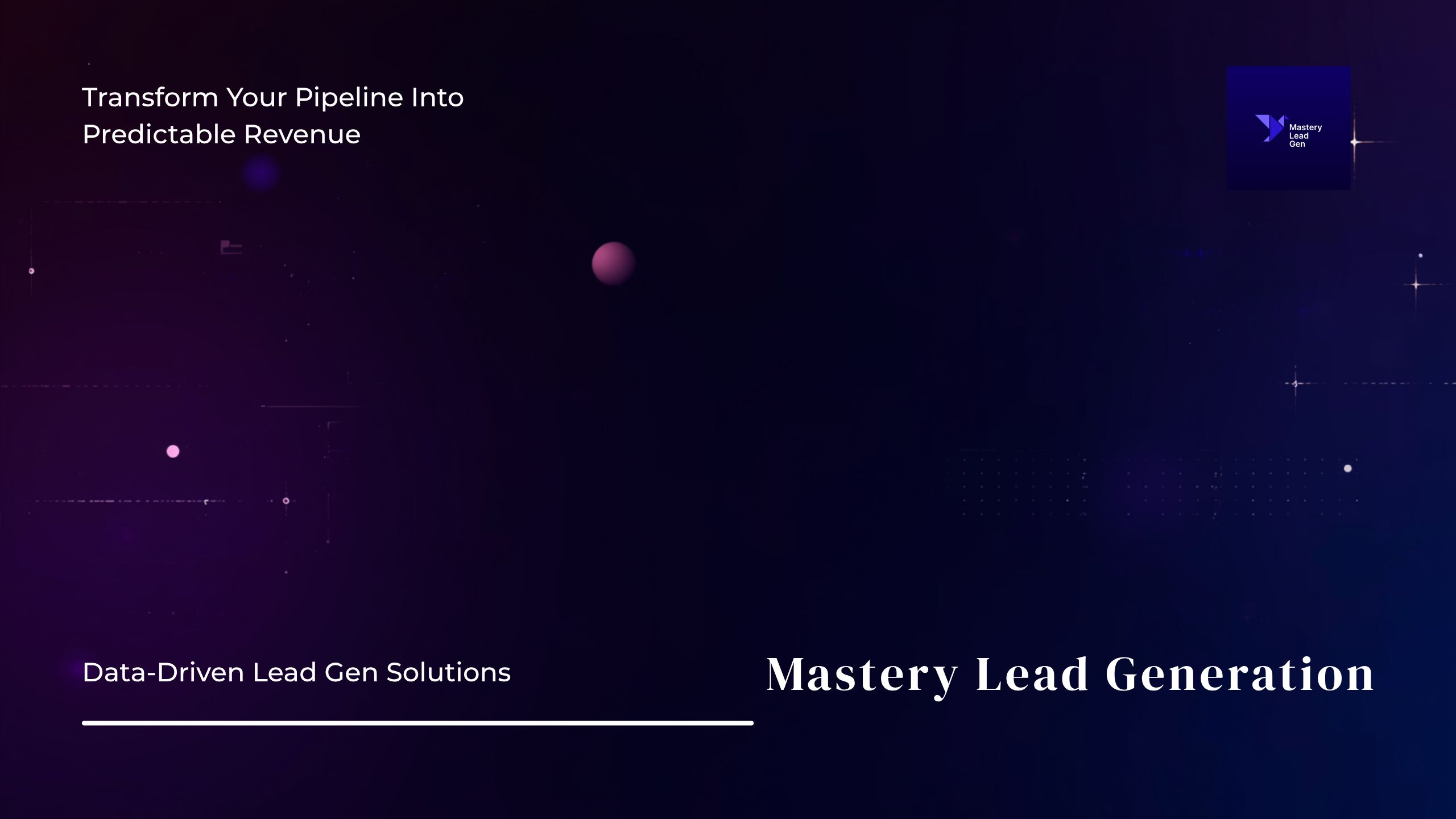 Mastery Lead Generation