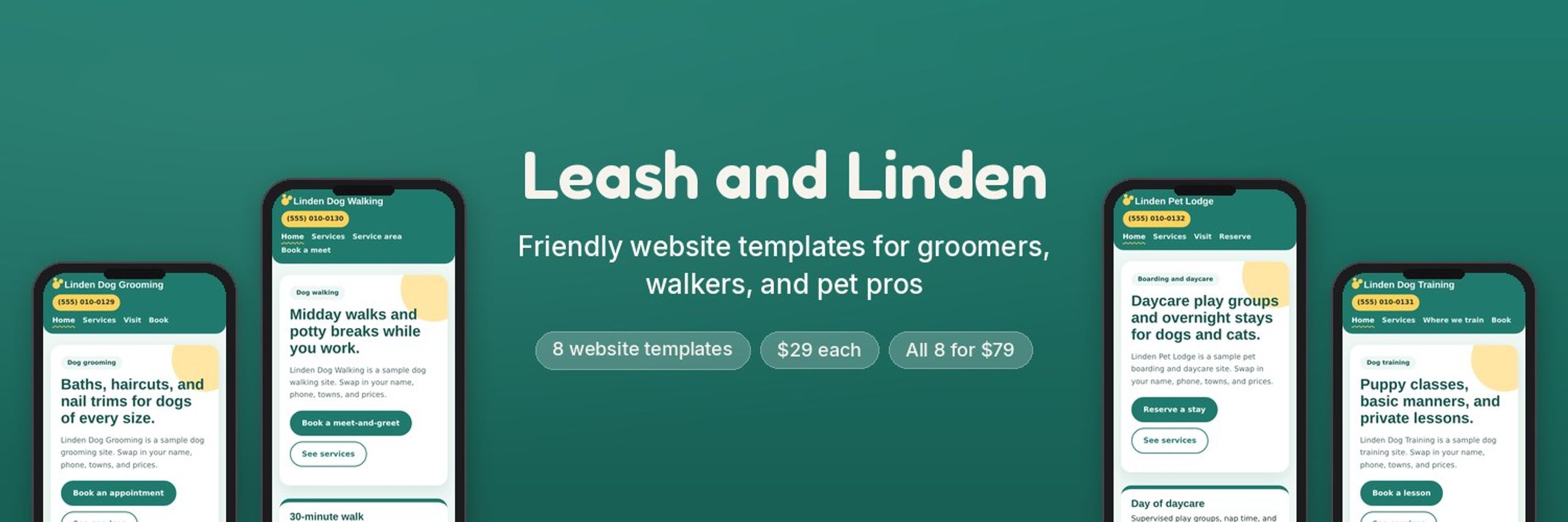 Leash and Linden Templates