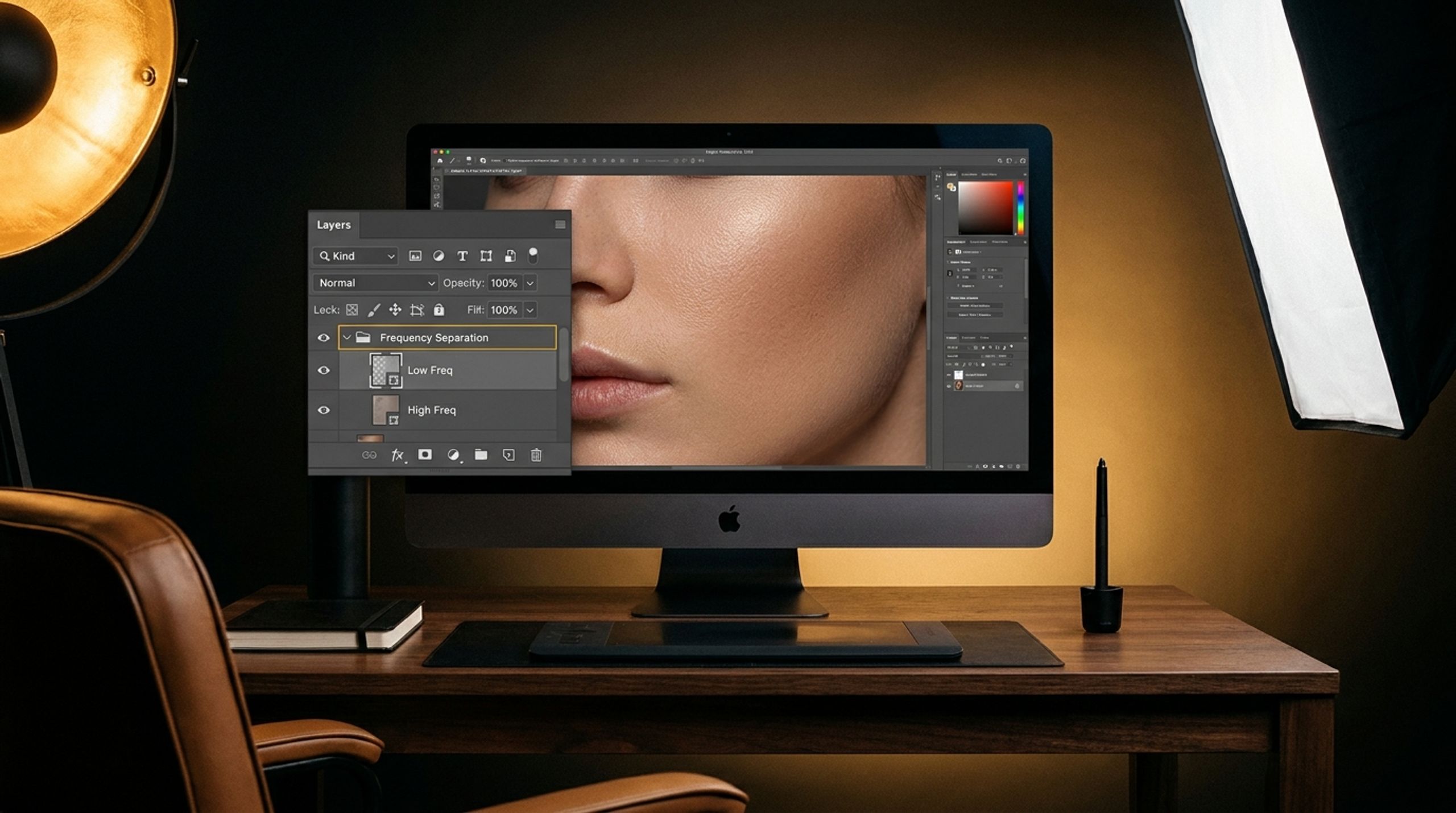 Non-Destructive Skin Retouching Masterclass