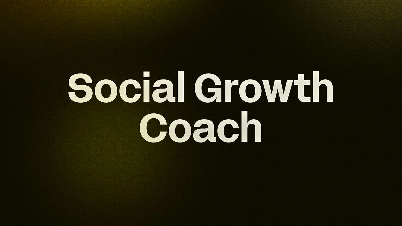 Social Growth Coach