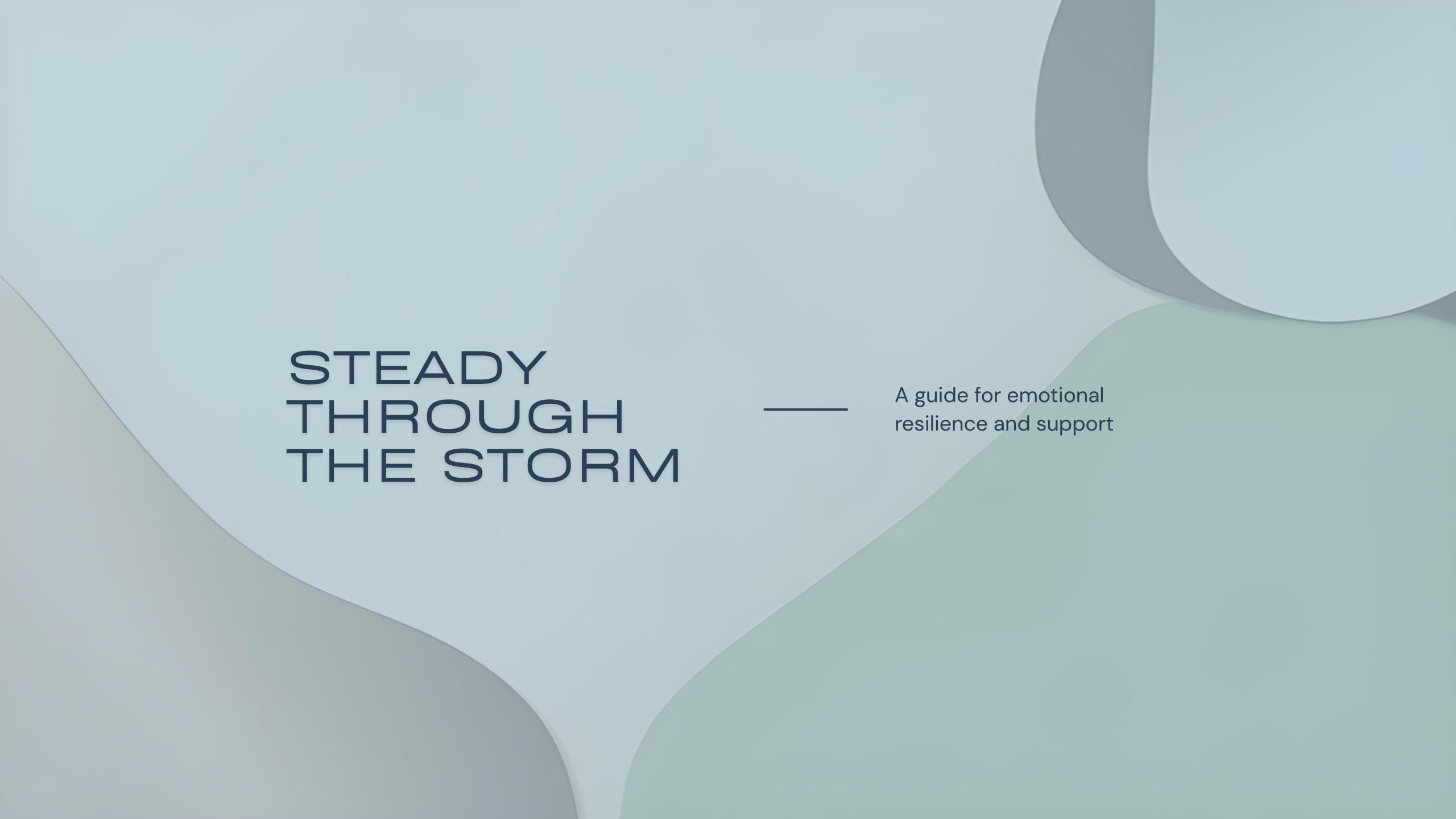 Steady Through The Storm
