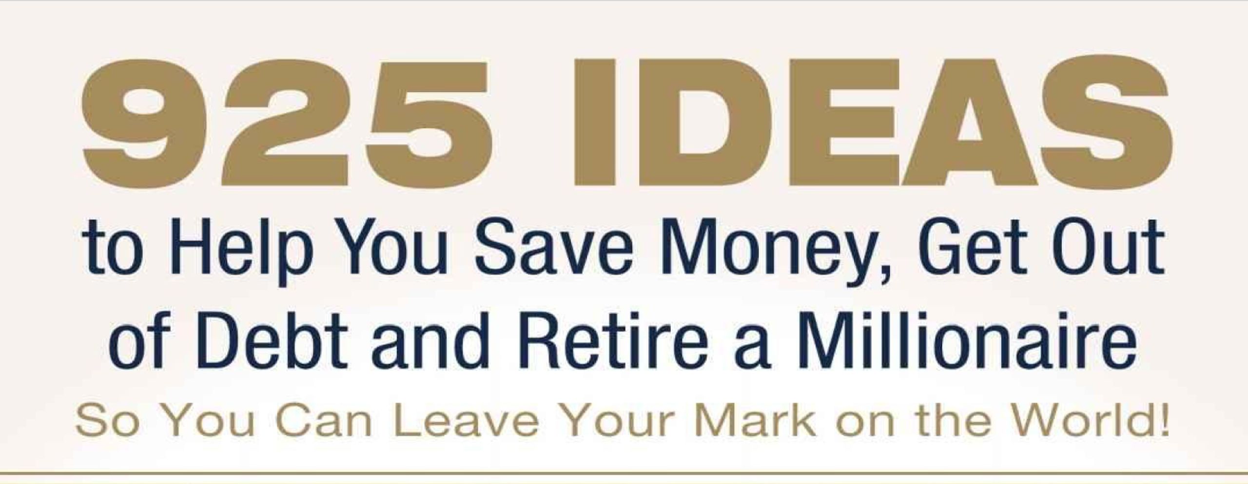 925 Ways to Build Wealth Fast