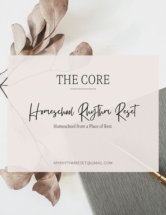 Homeschool Rhythm Reset