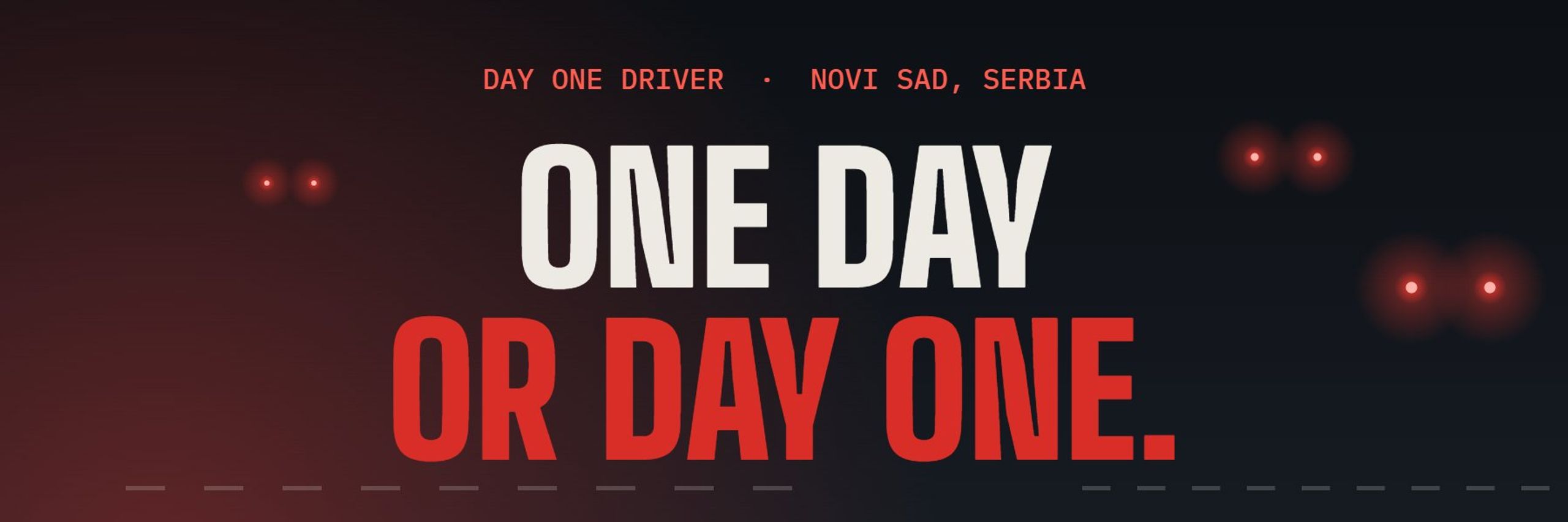 Day One Driver
