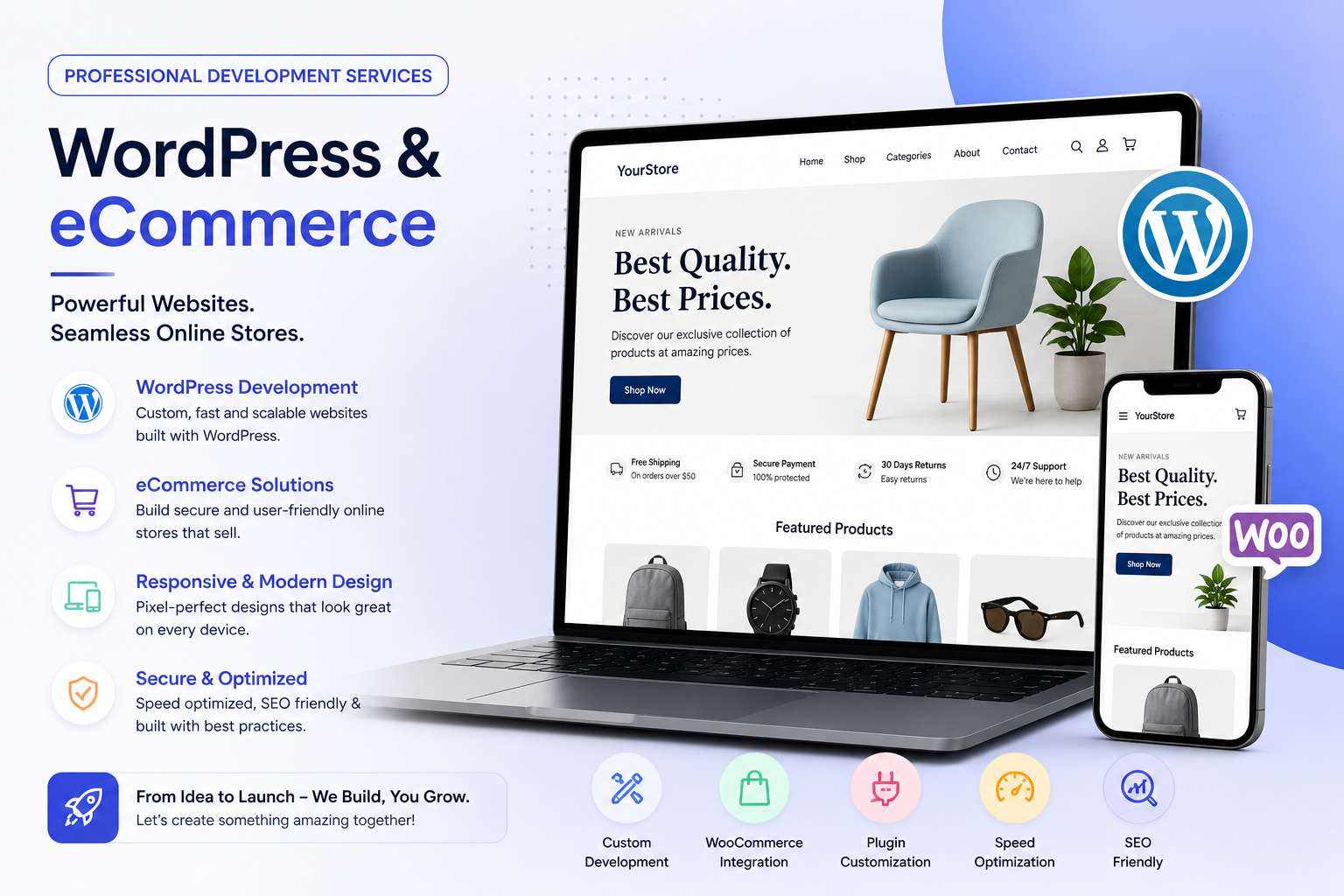 WordPress & eCommerce Website