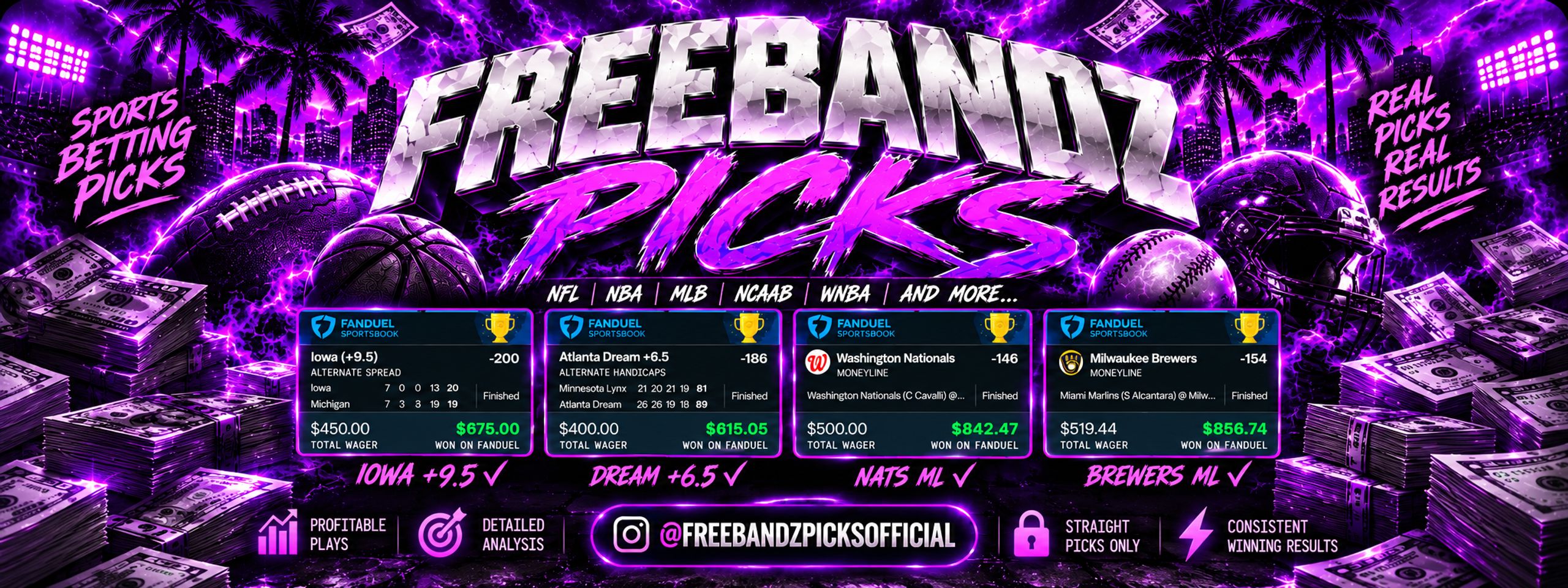 FREEBANDZPICKS VIP 💰