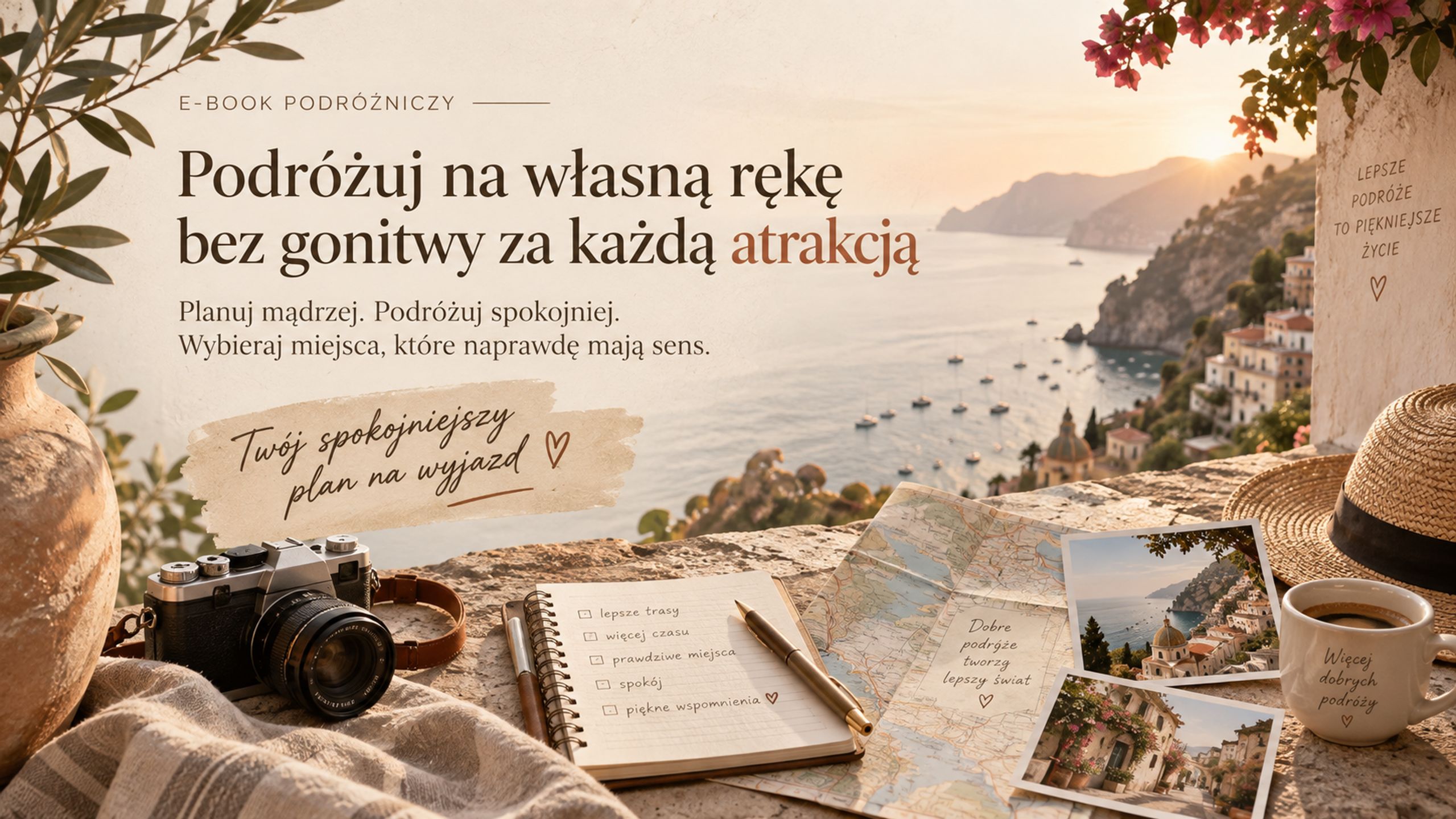 Podróżuj na własną rękę bez gonitwy za każdą atrakcją
