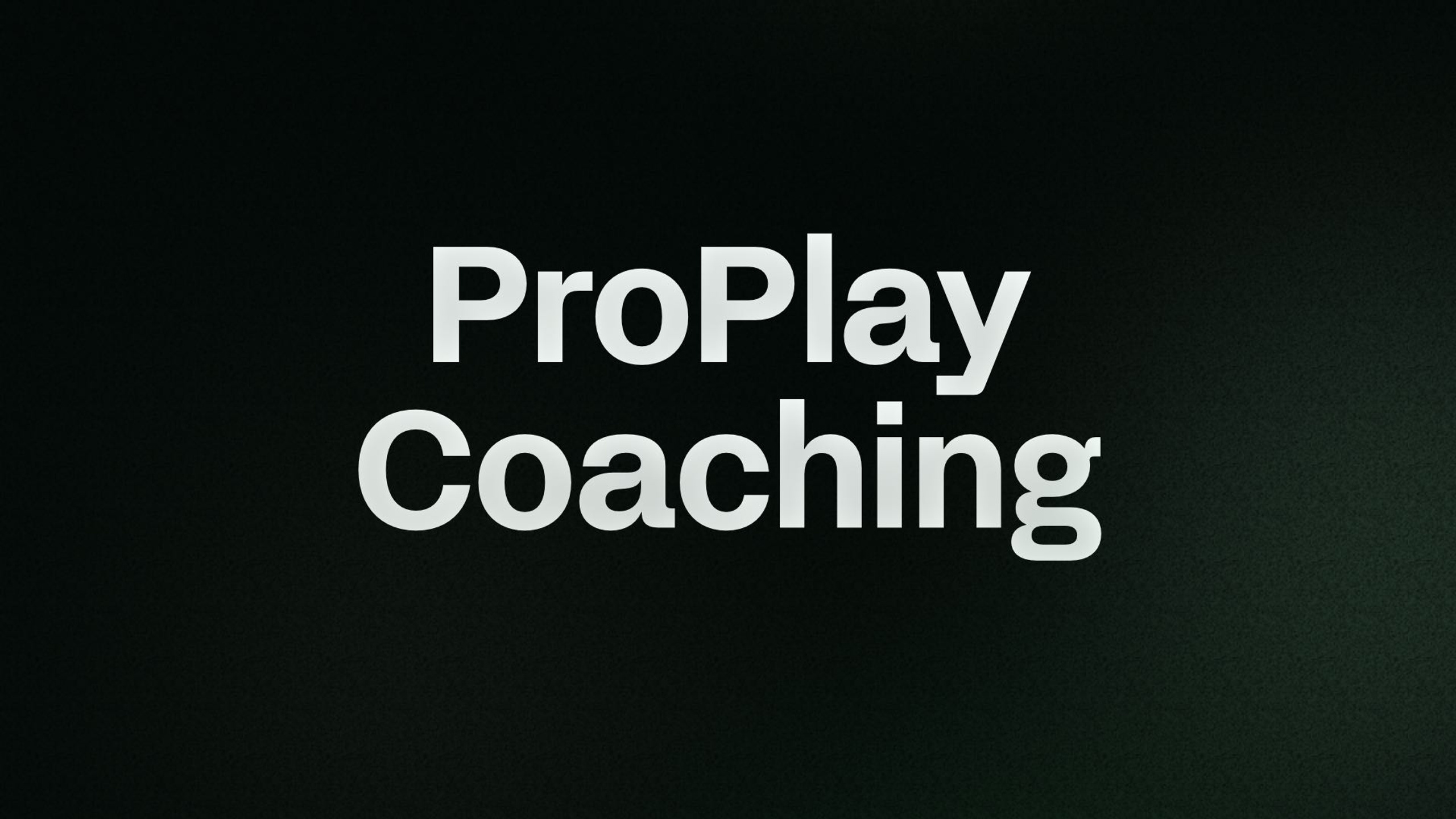 ProPlay Coaching