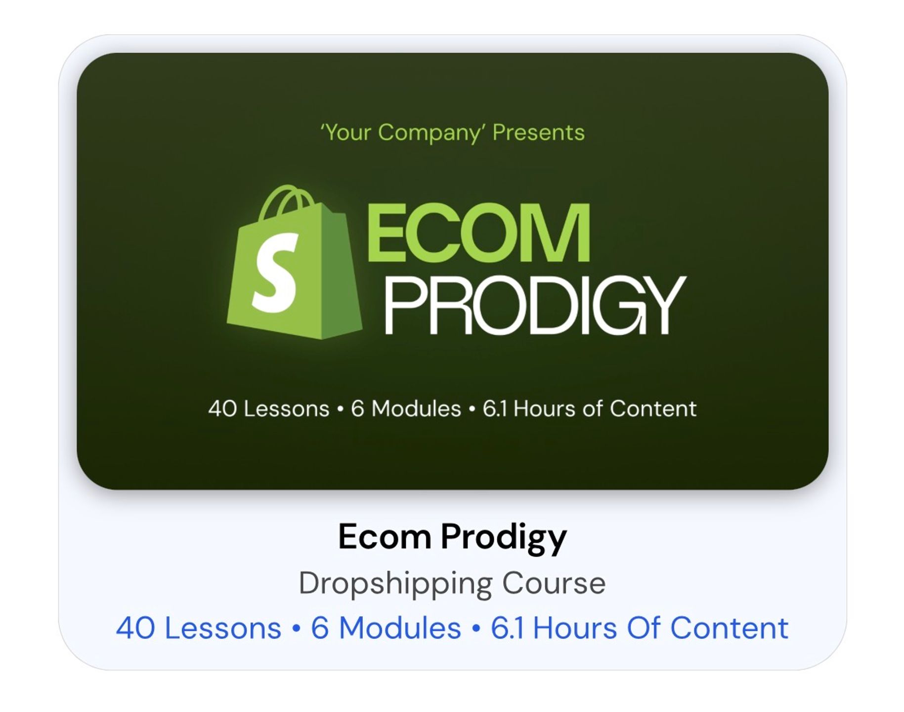 ECOM PRODIGY