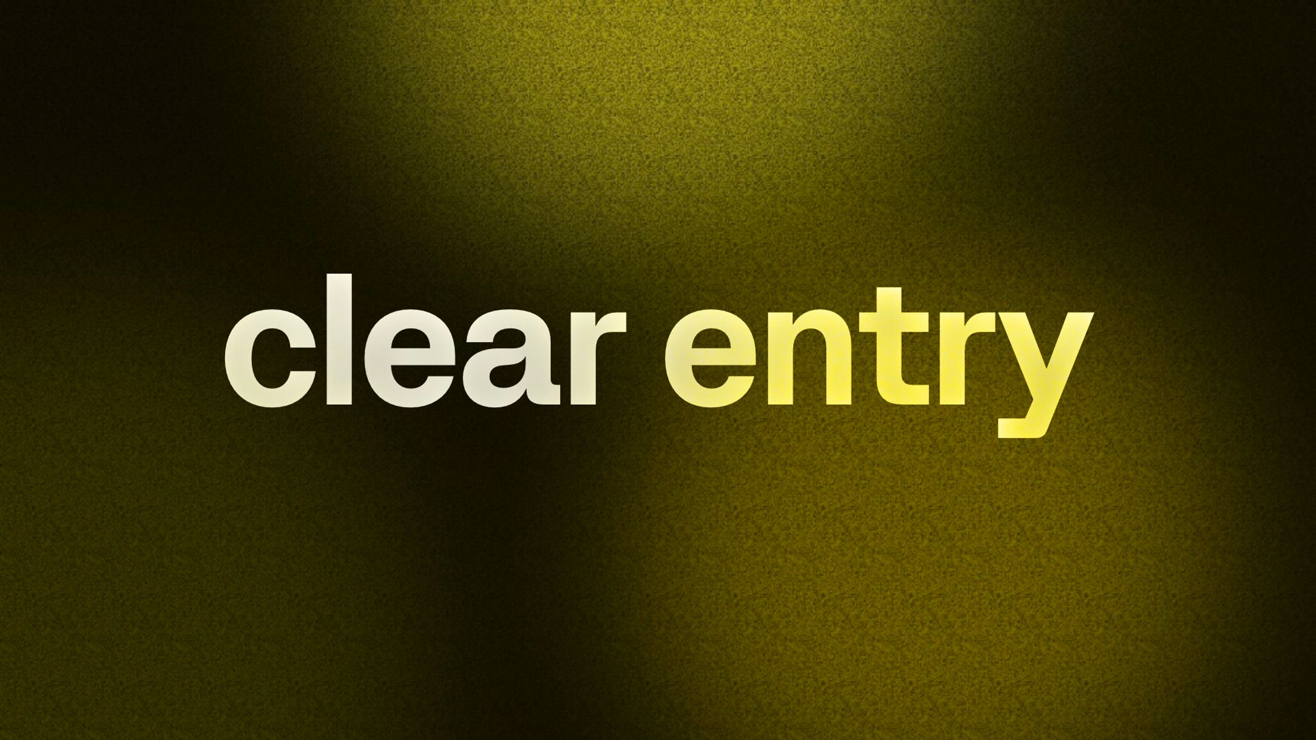 clear entry 