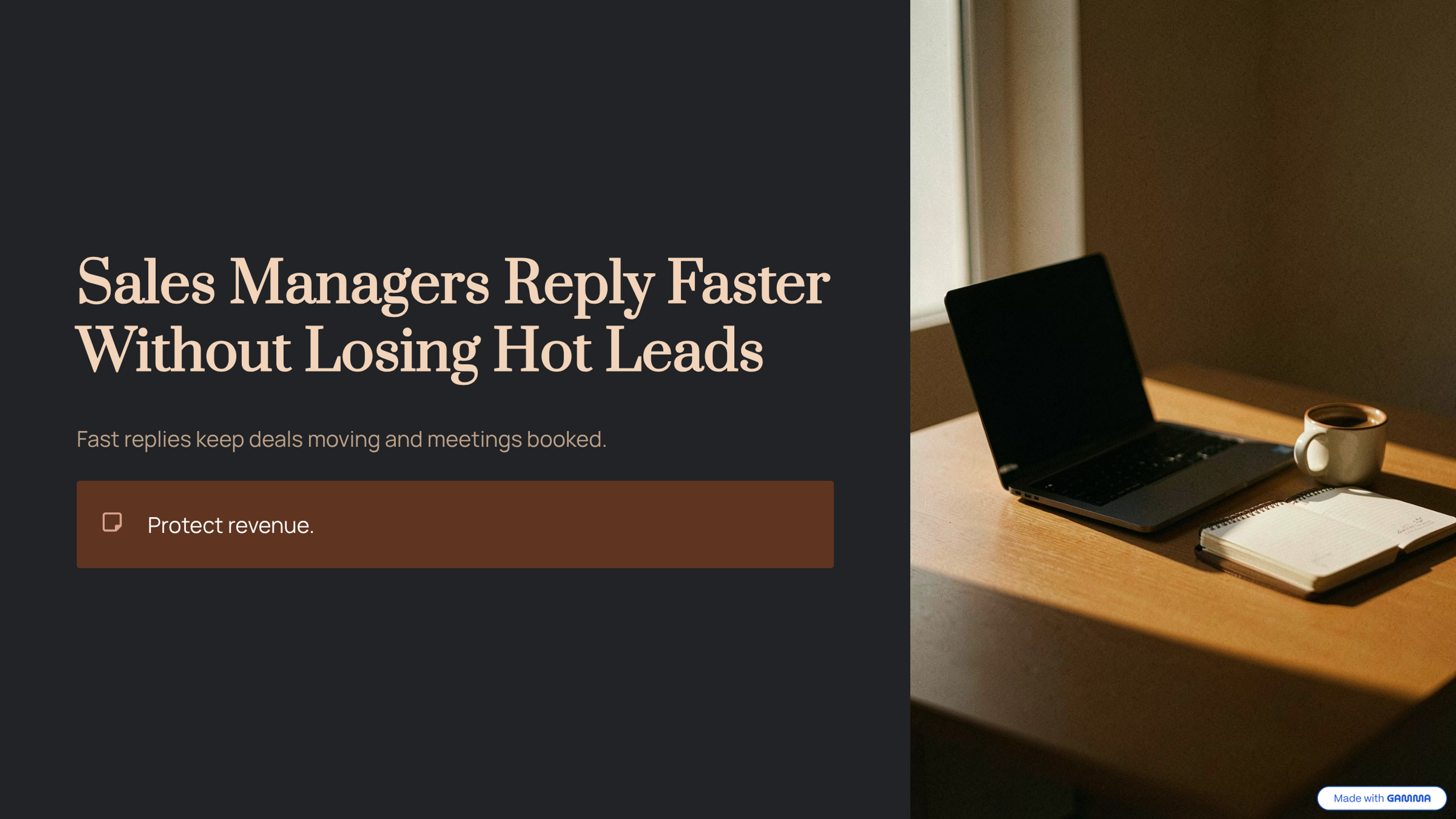 Stop Hot Leads Going Cold