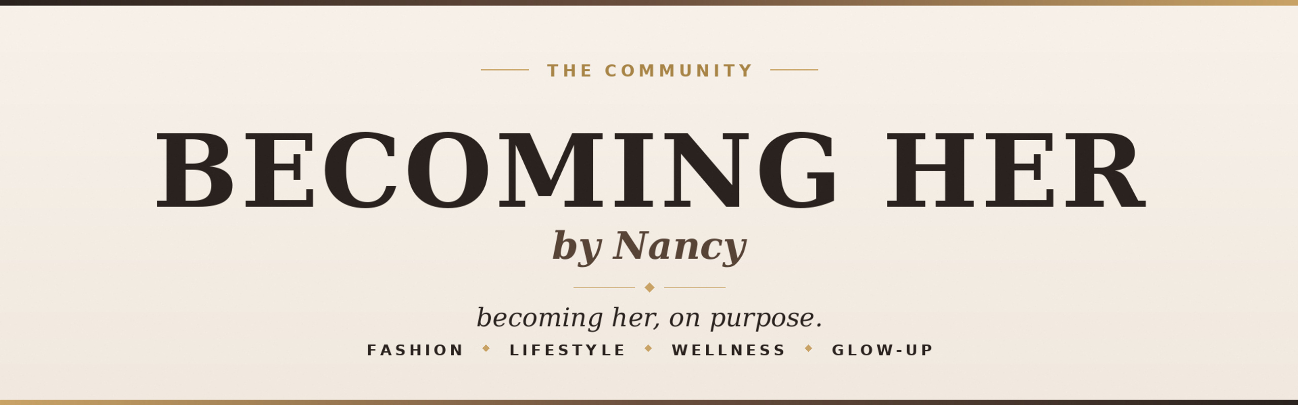 Becoming Her By Nancy